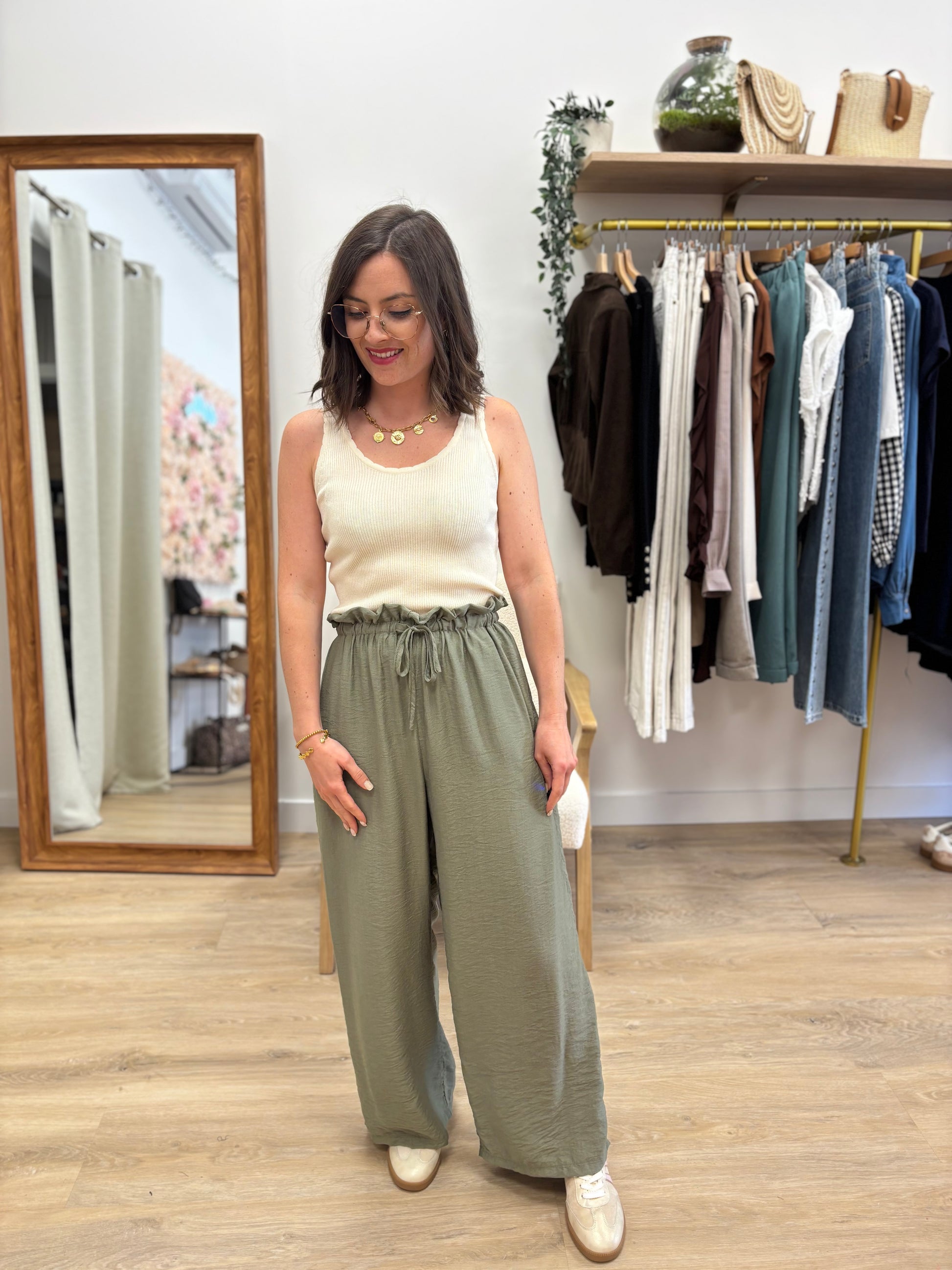 Pantalon Alex kaki