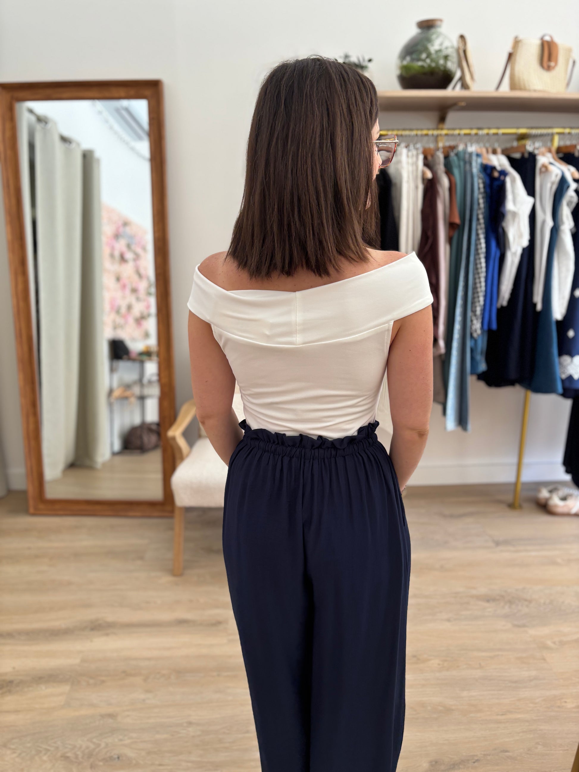 Top Elyne blanc