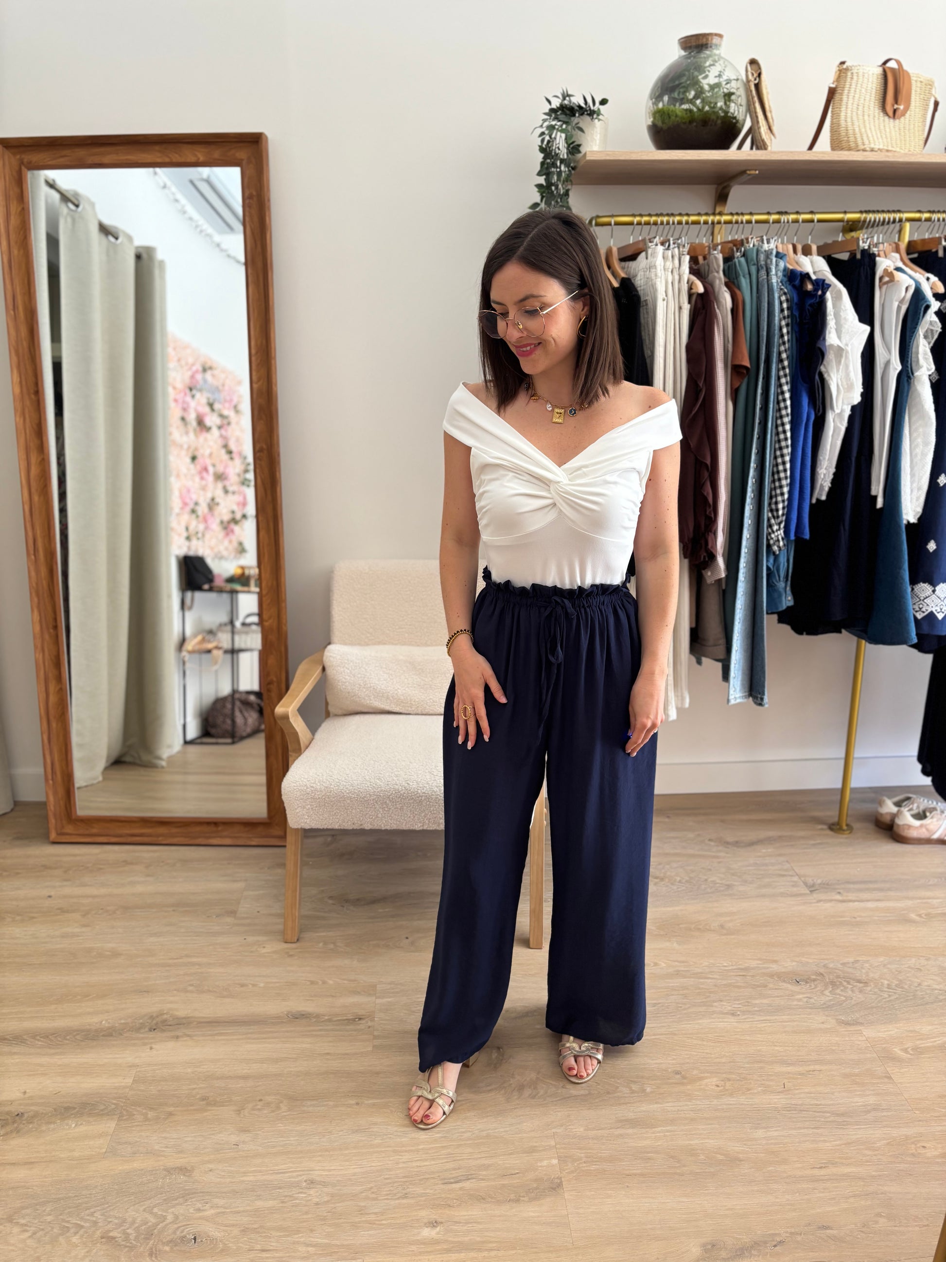 Pantalon Alex marine