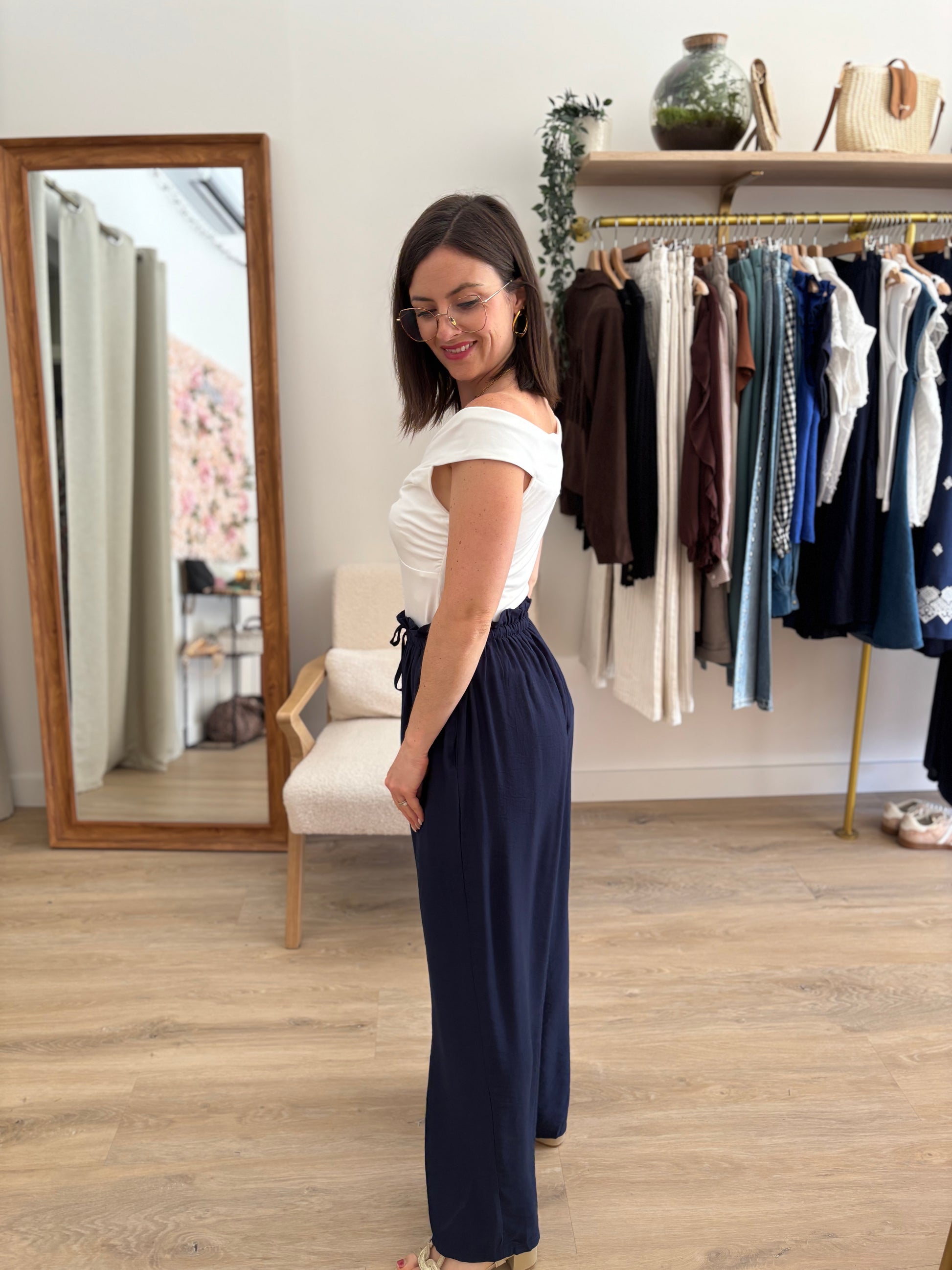 Pantalon Alex marine