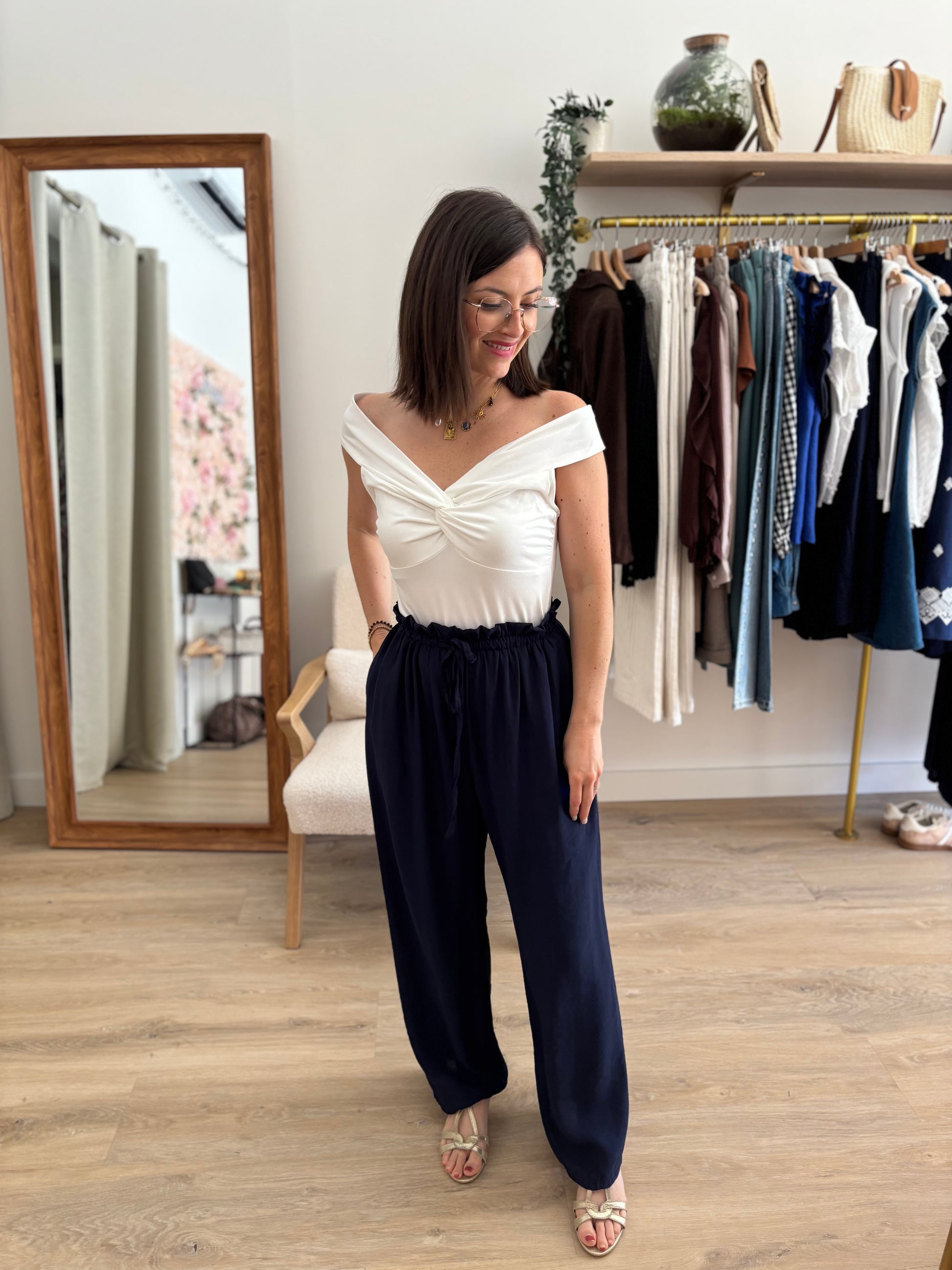 Pantalon Alex marine