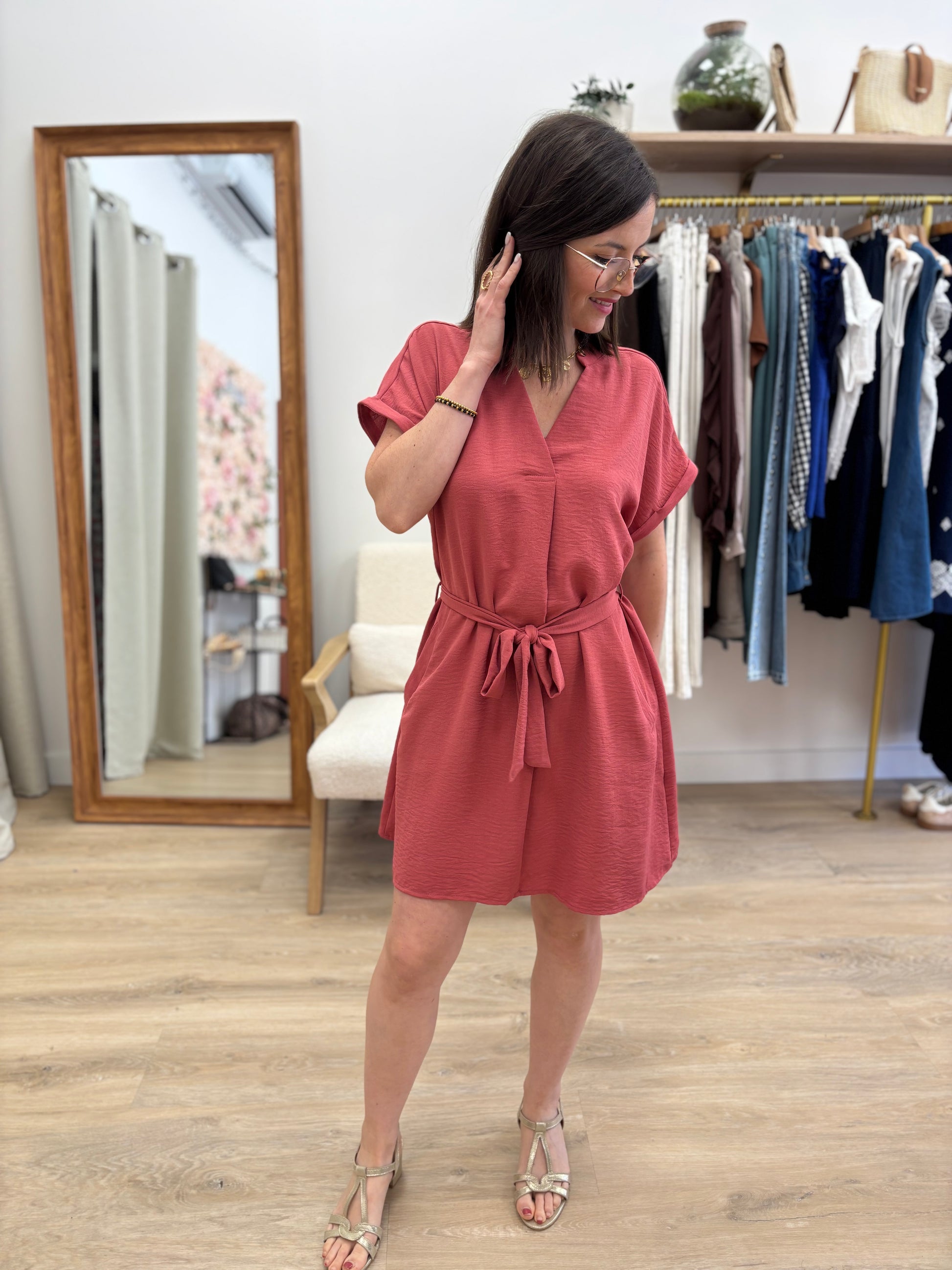 Robe Salomé rose