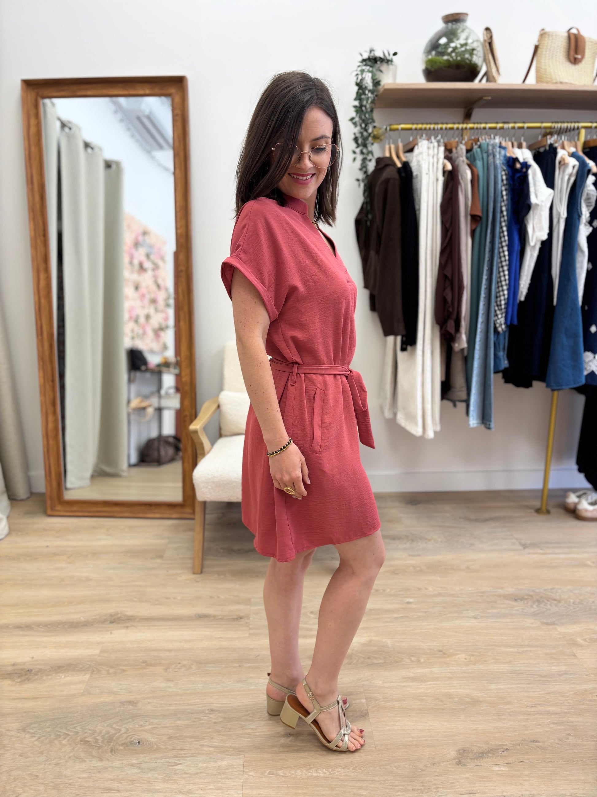 Robe Salomé rose