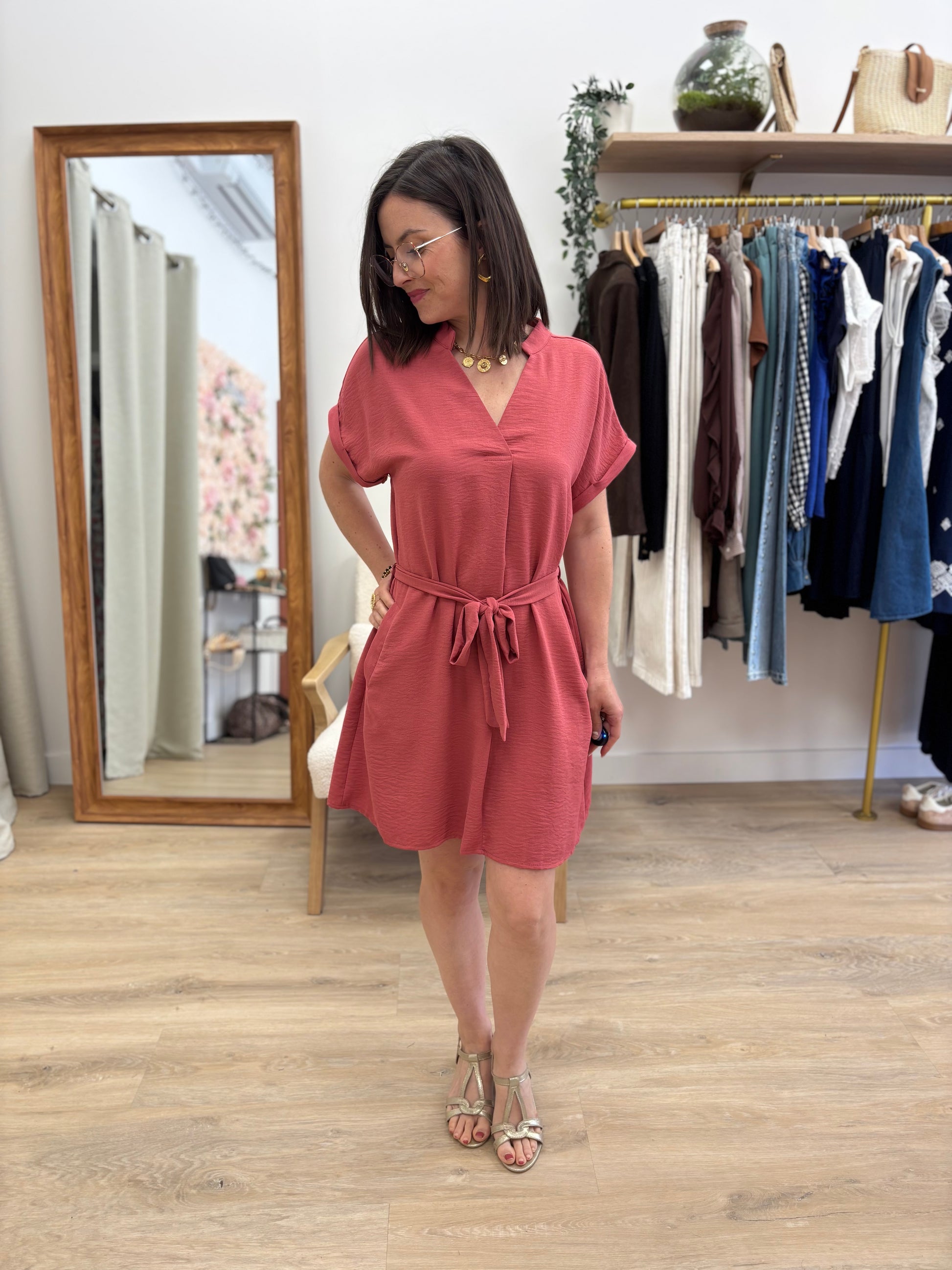 Robe Salomé rose