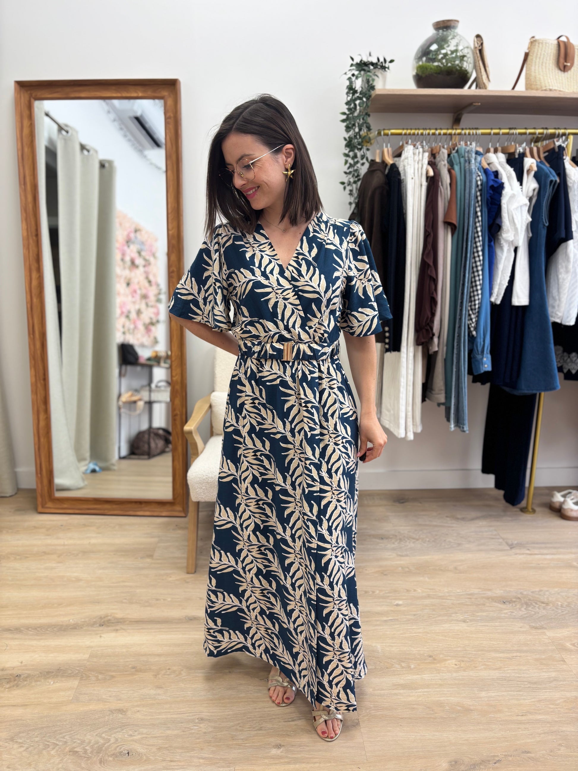 Robe Lily bleue