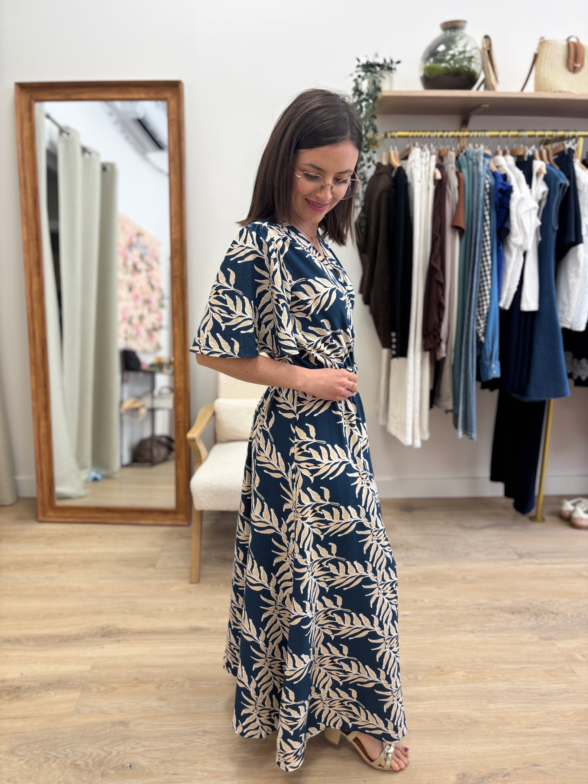 Robe Lily bleue