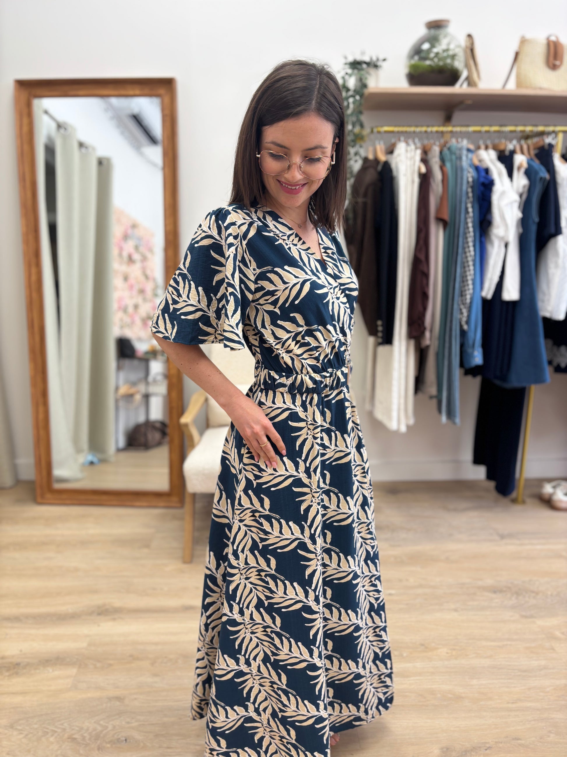 Robe Lily bleue