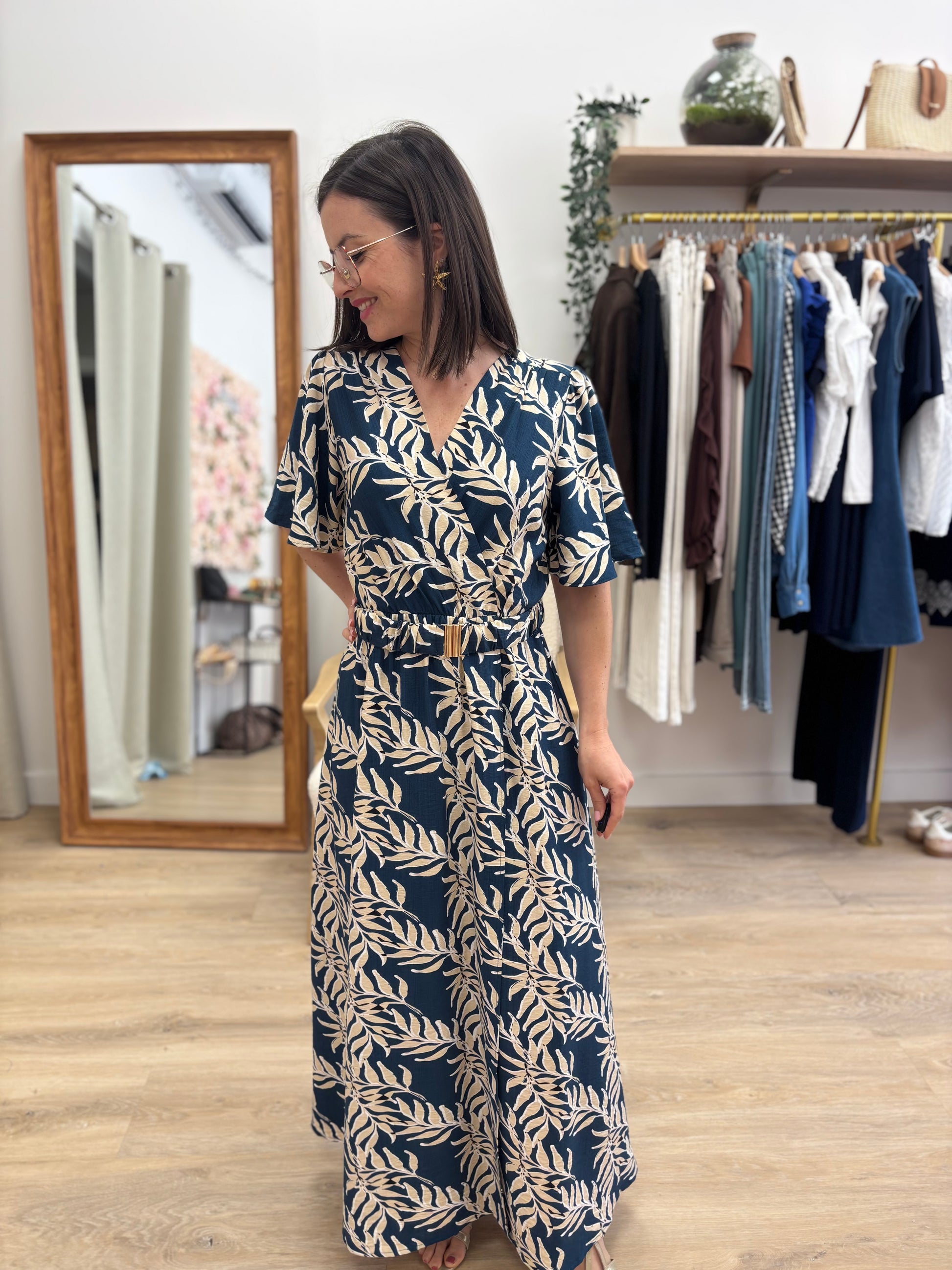 Robe Lily bleue
