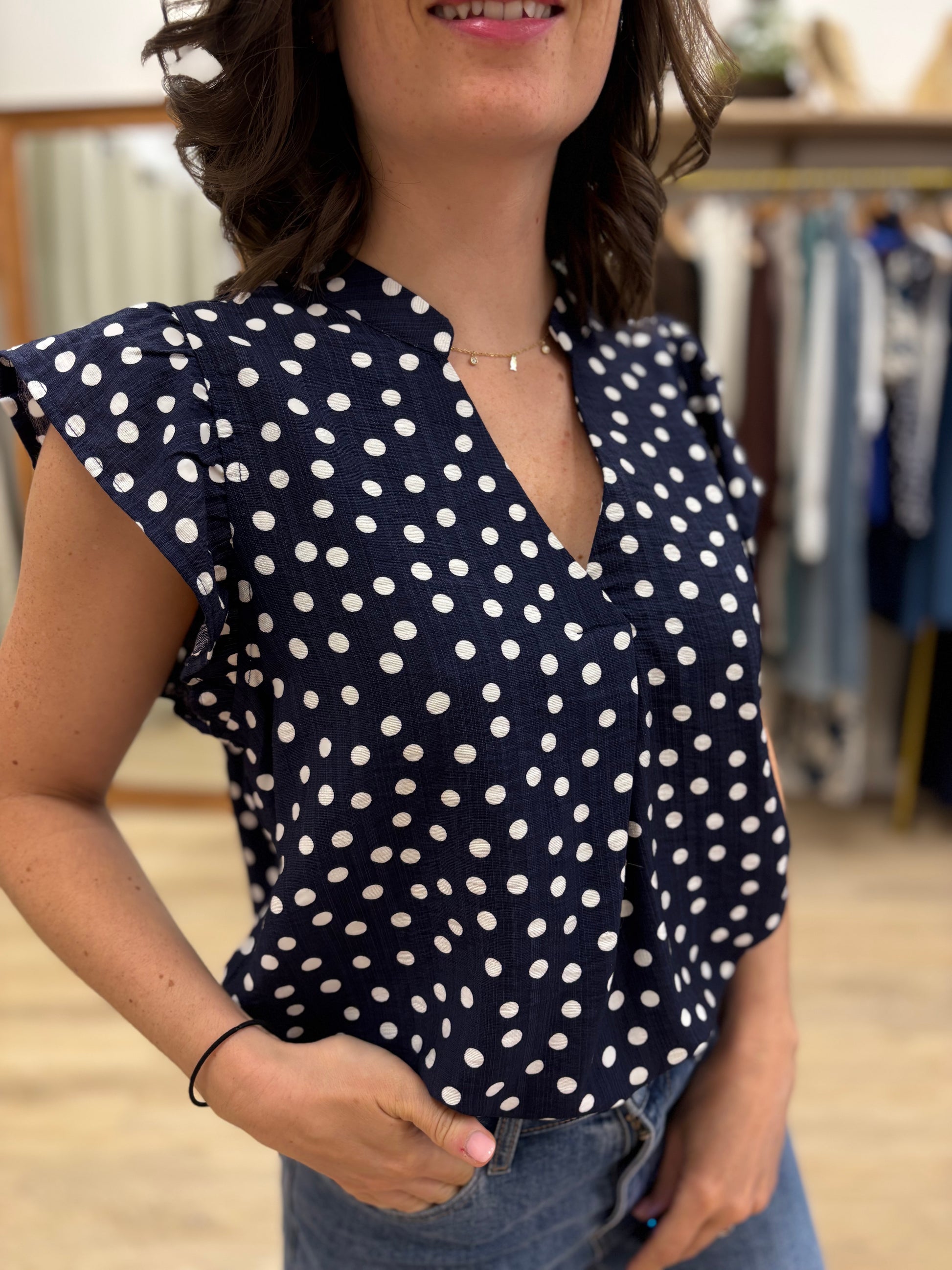 T-shirt Joséphine bleu