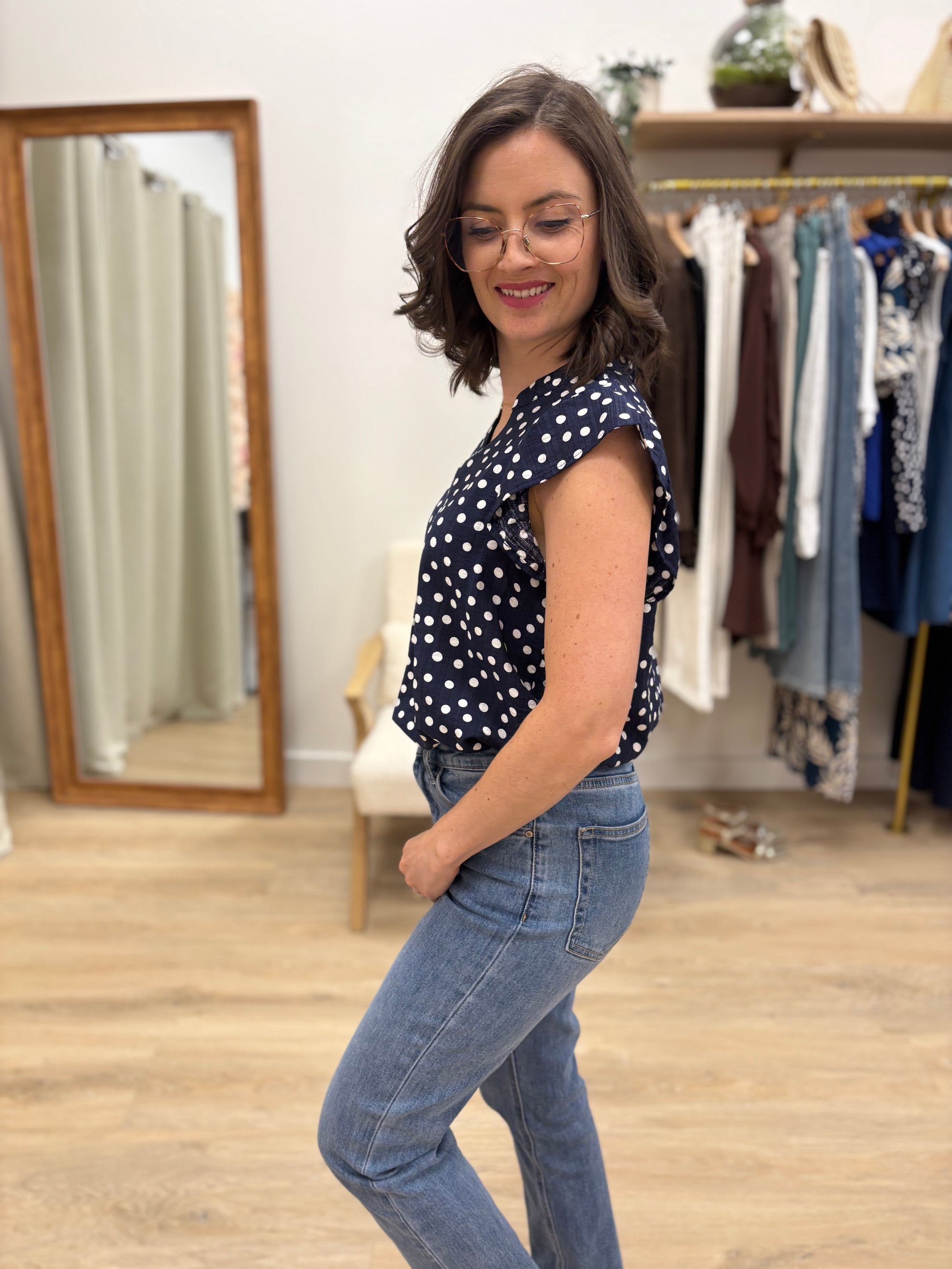 T-shirt Joséphine bleu