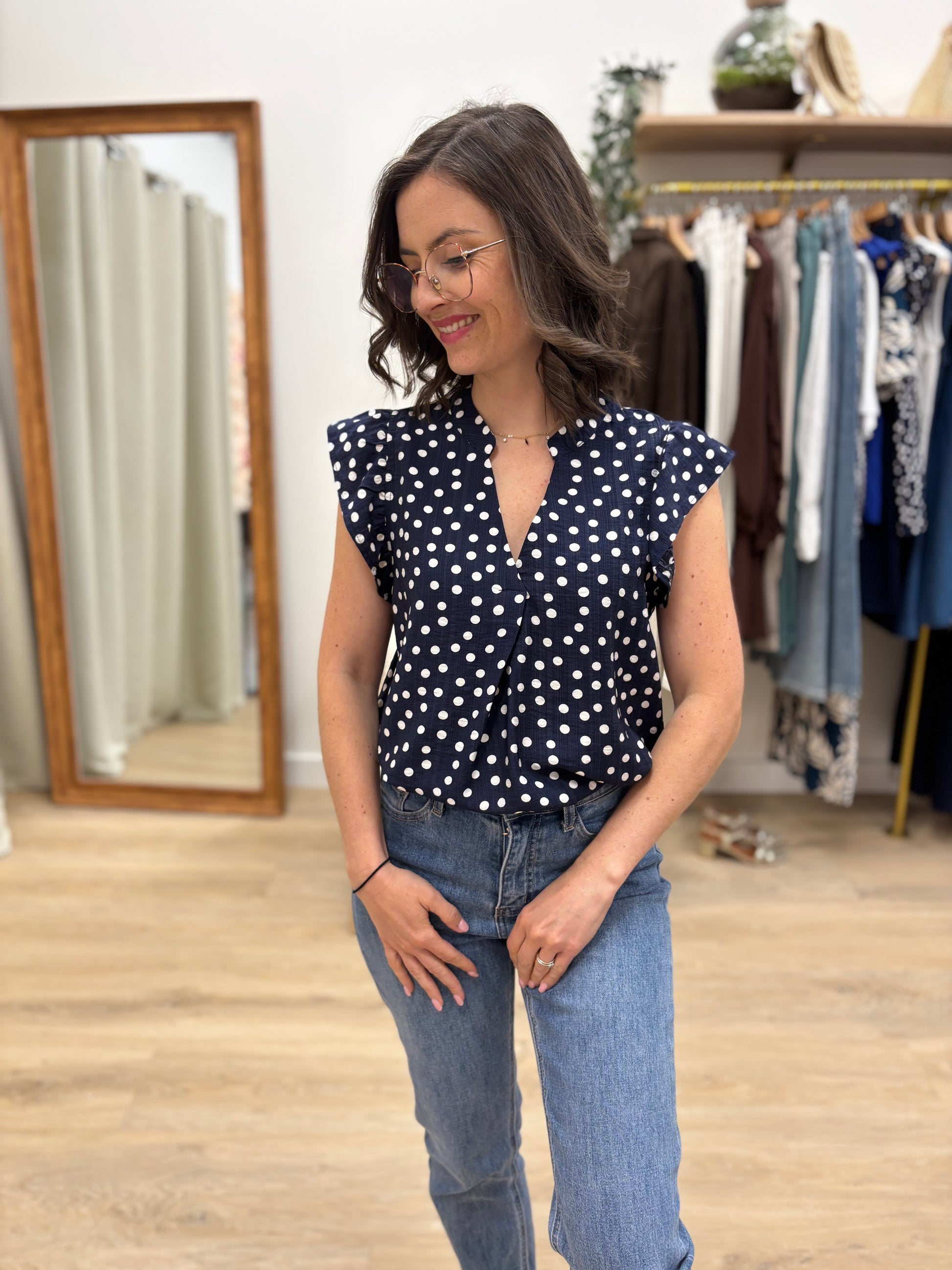 T-shirt Joséphine bleu