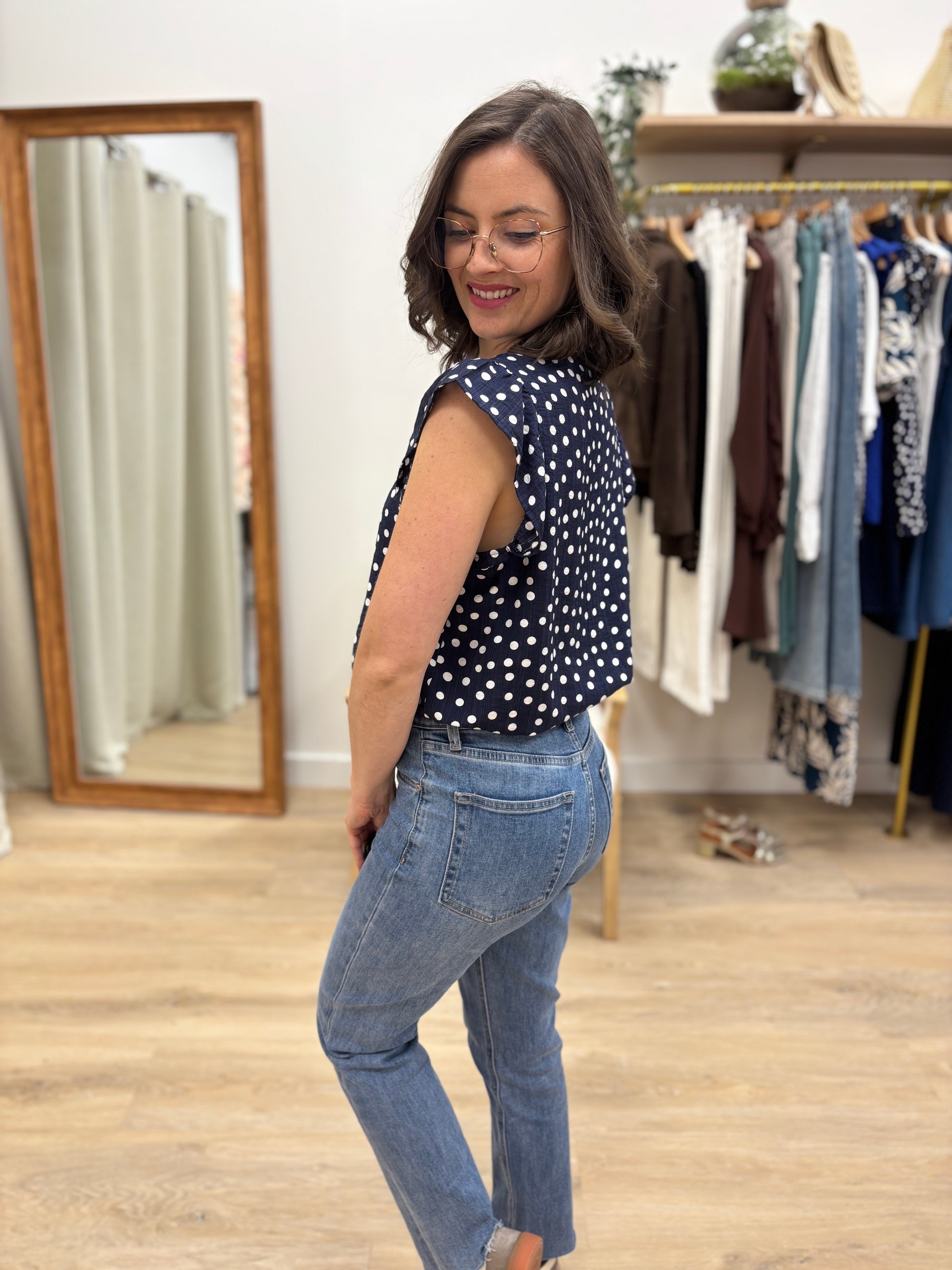 T-shirt Joséphine bleu