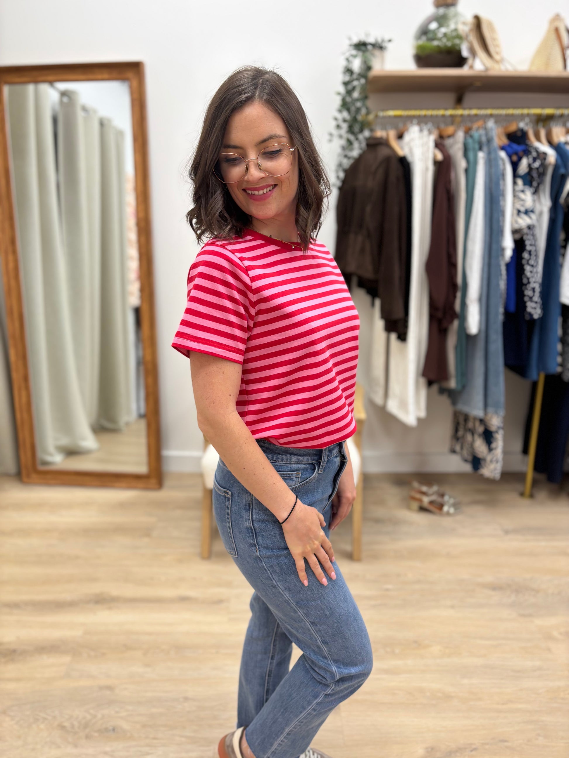 T-shirt Pauline rose