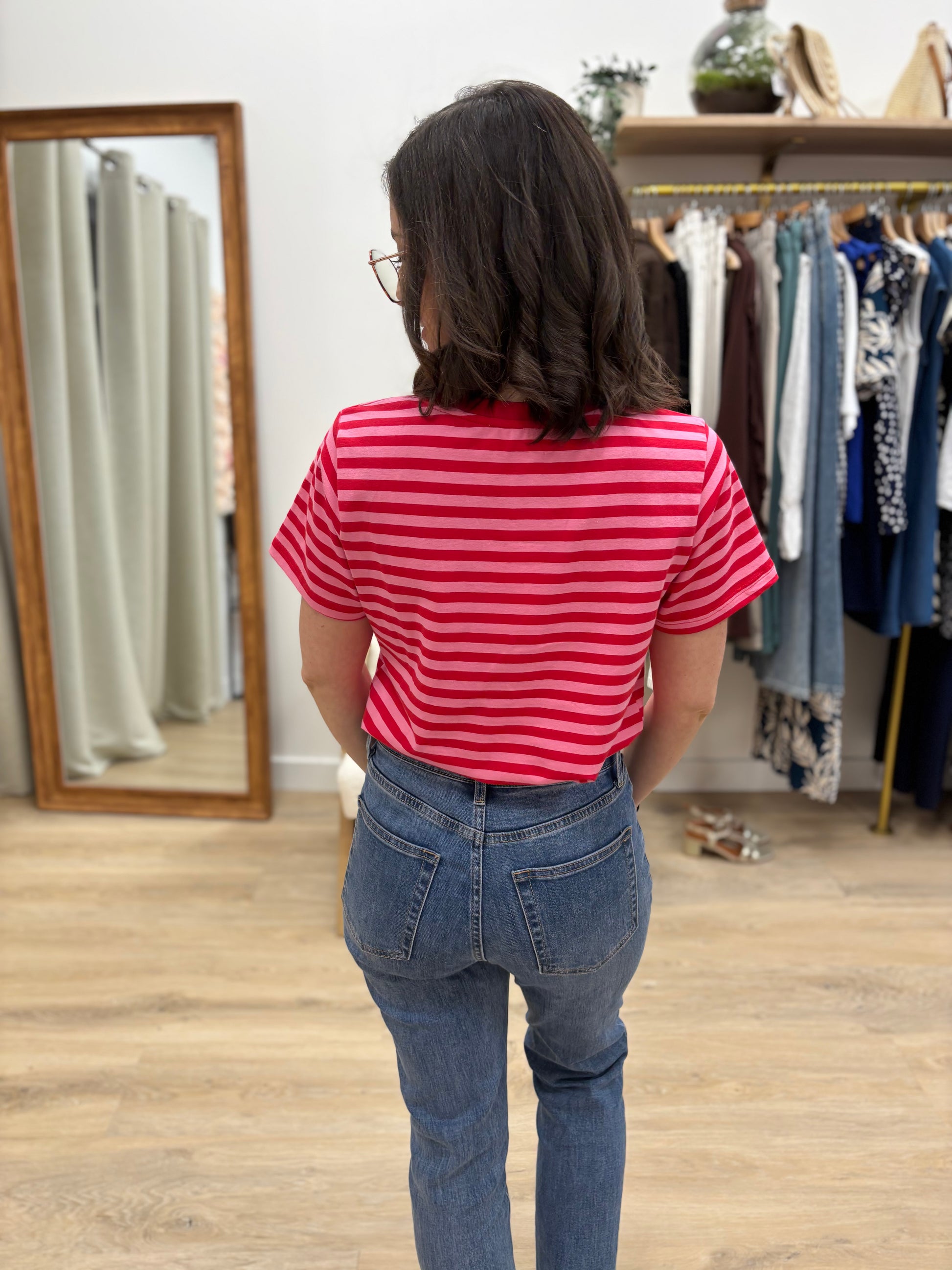 T-shirt Pauline rose
