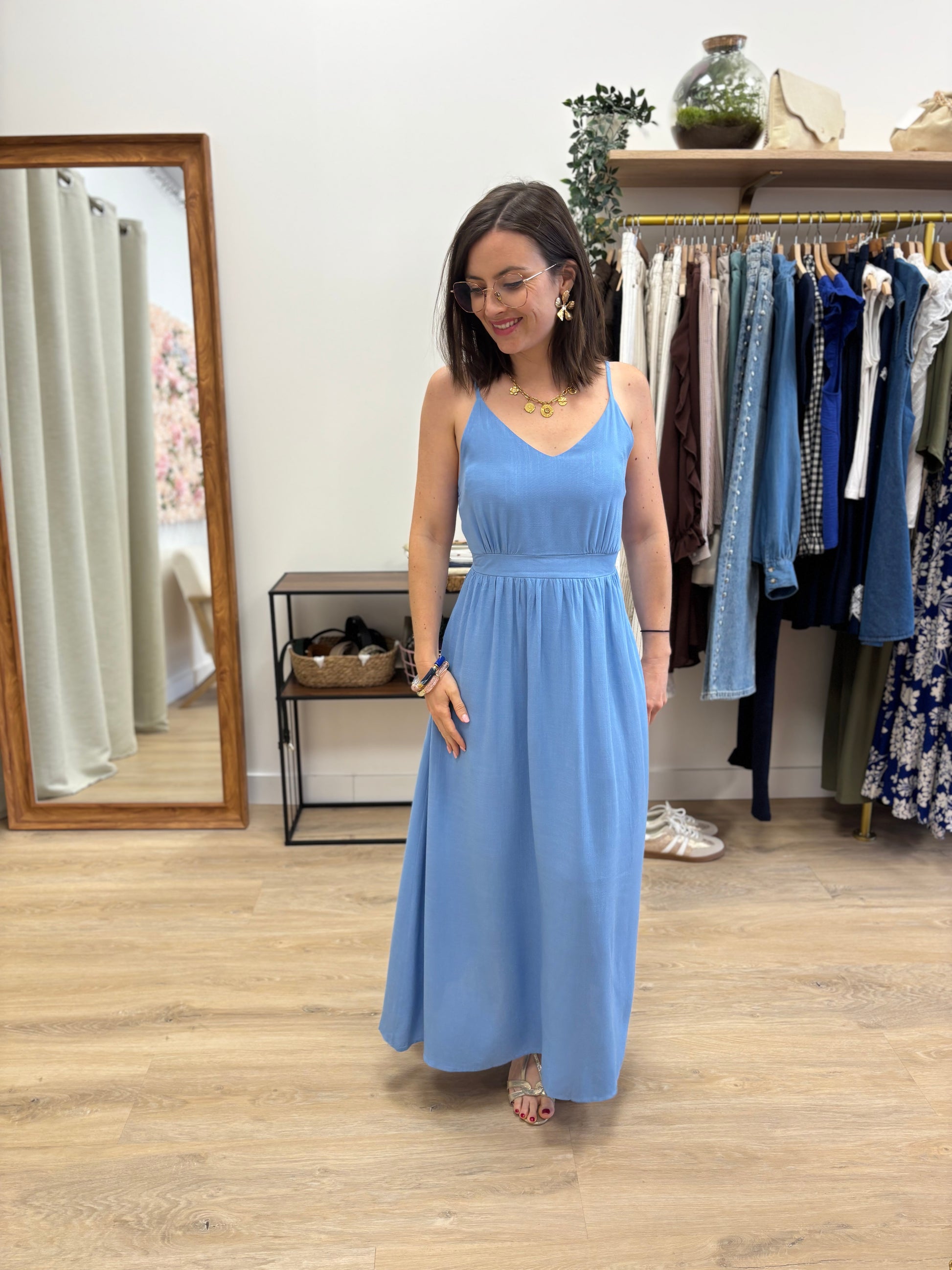 Robe Valérie bleue