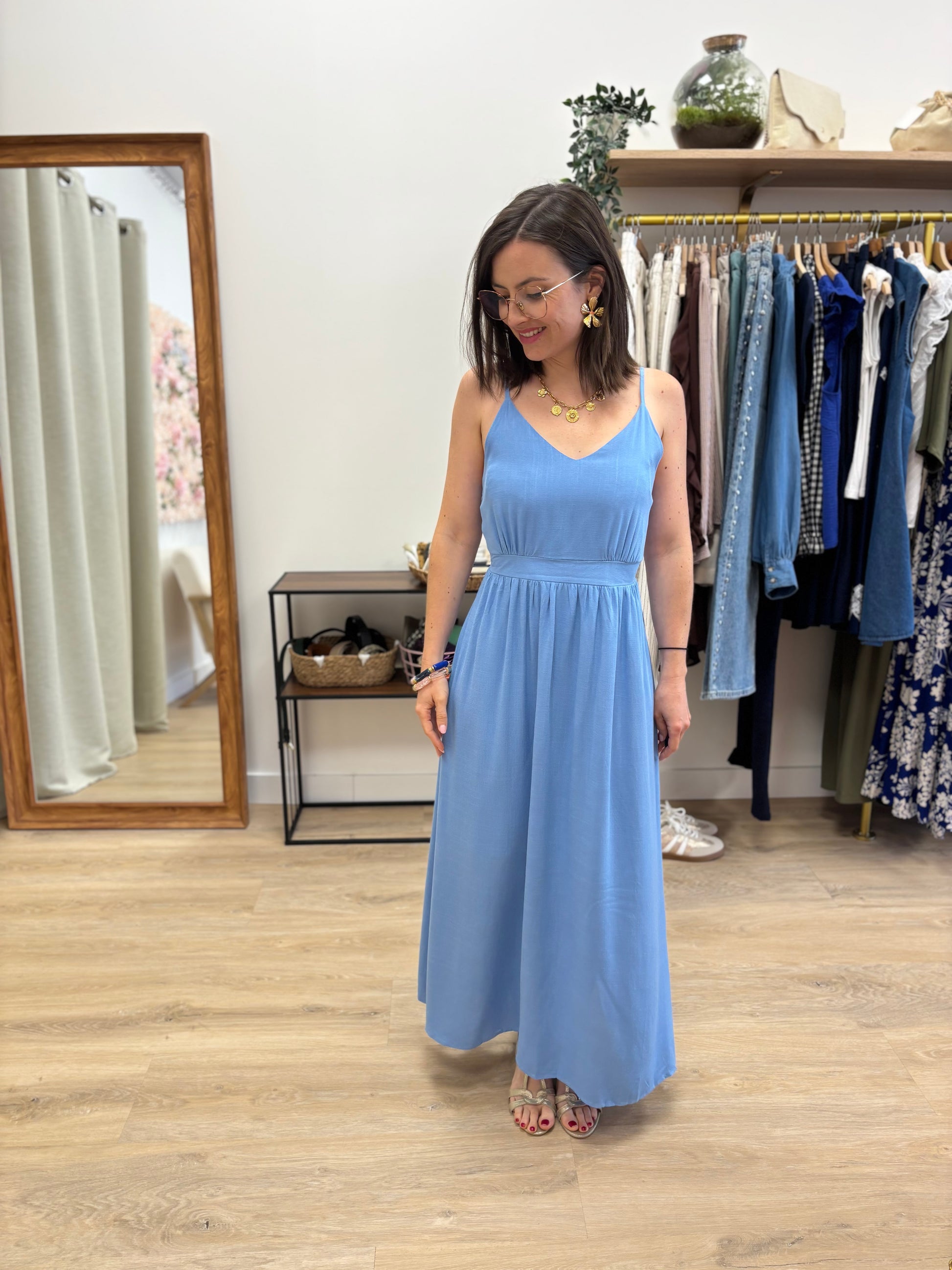 Robe Valérie bleue