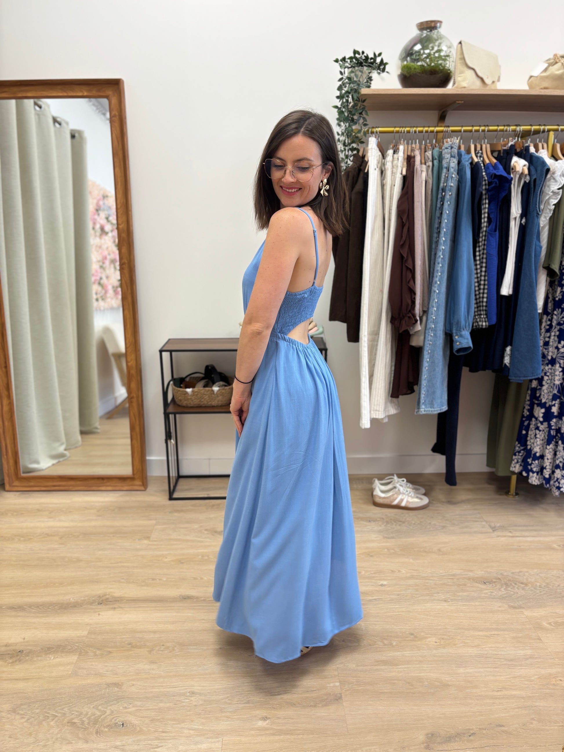 Robe Valérie bleue