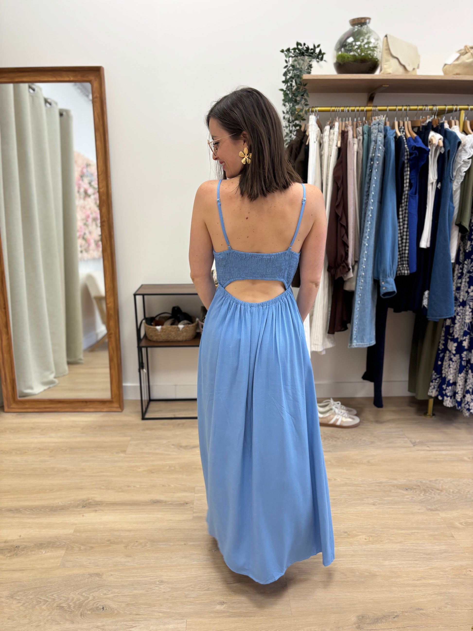Robe Valérie bleue