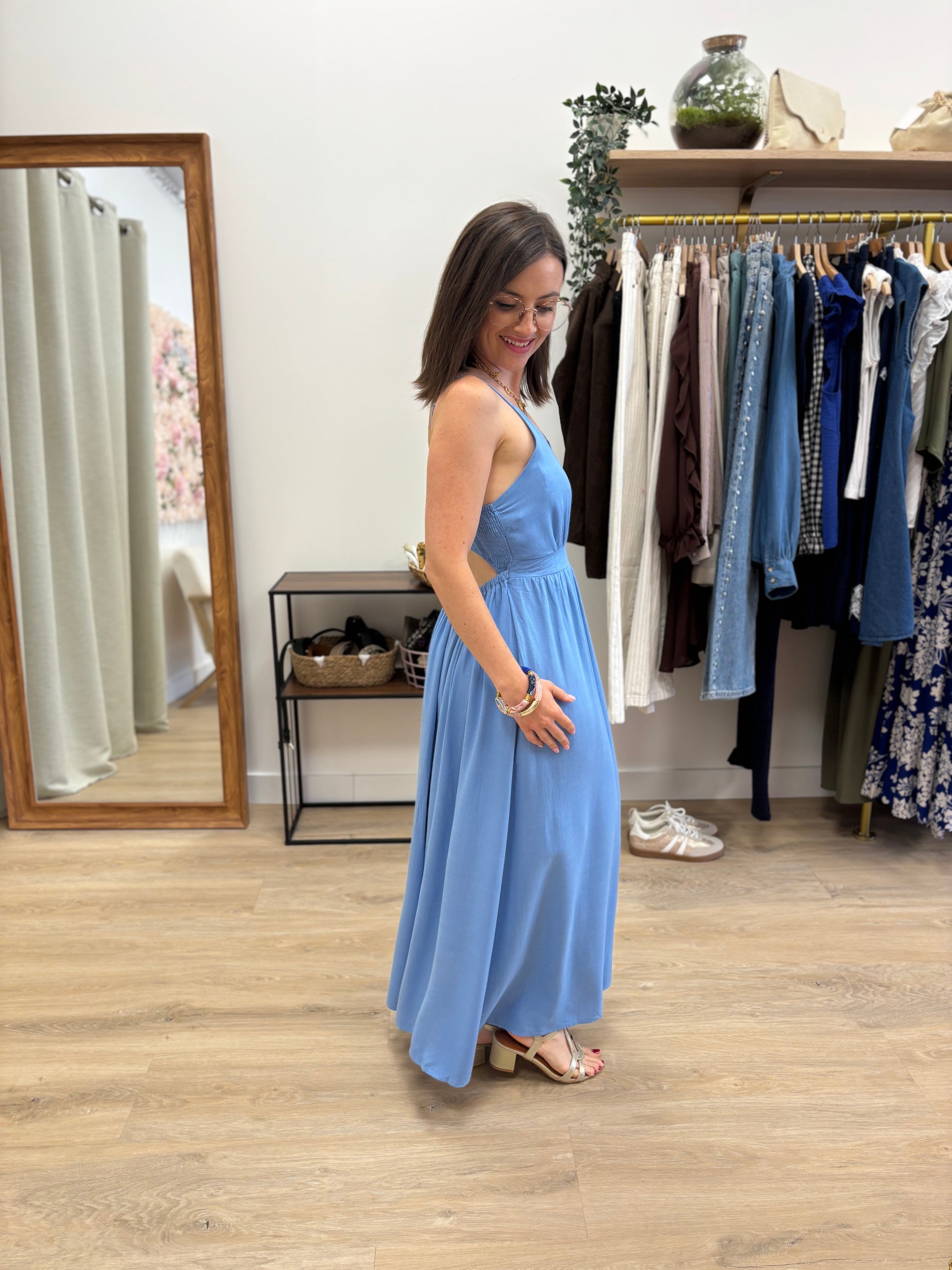 Robe Valérie bleue