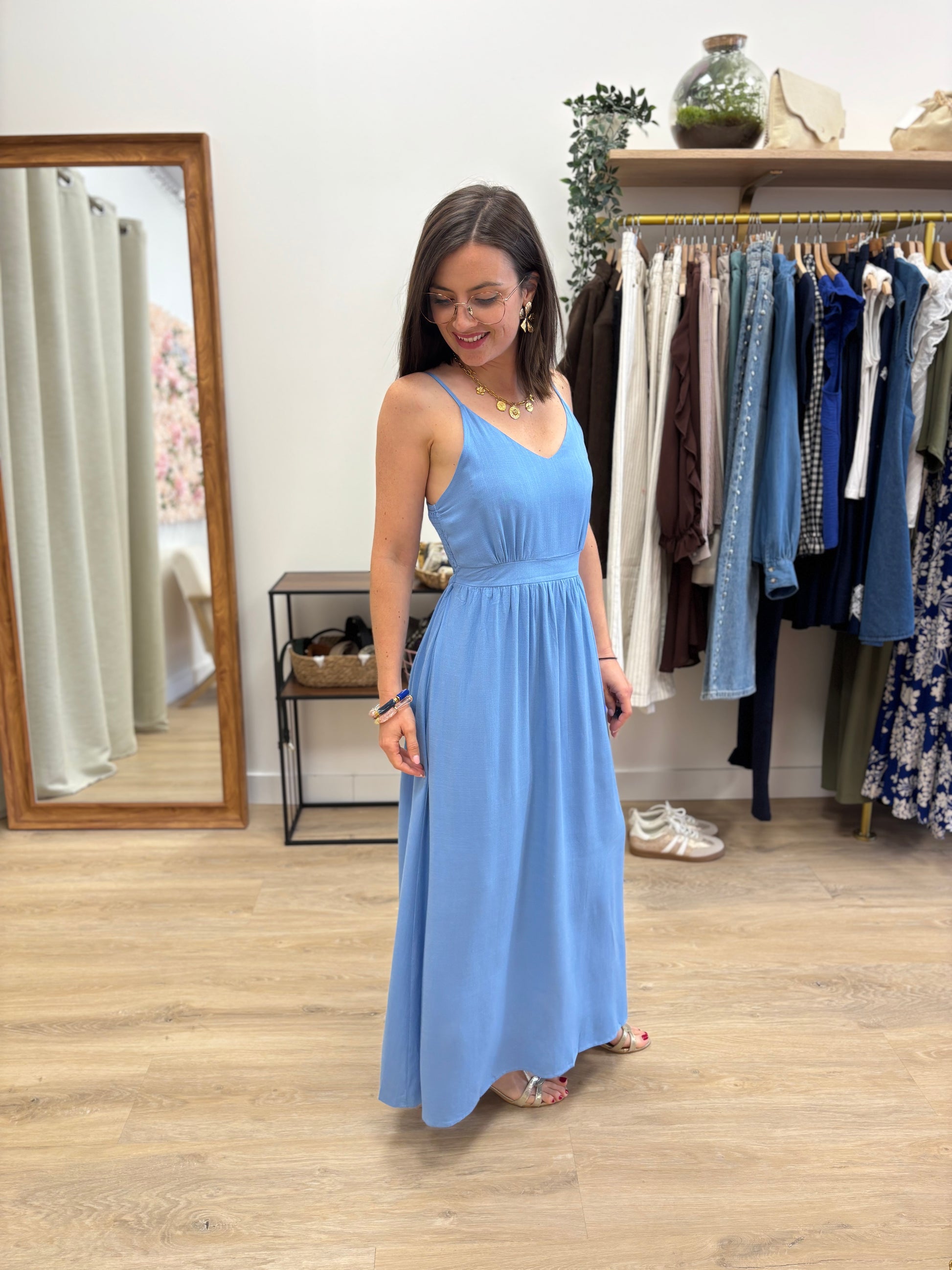 Robe Valérie bleue