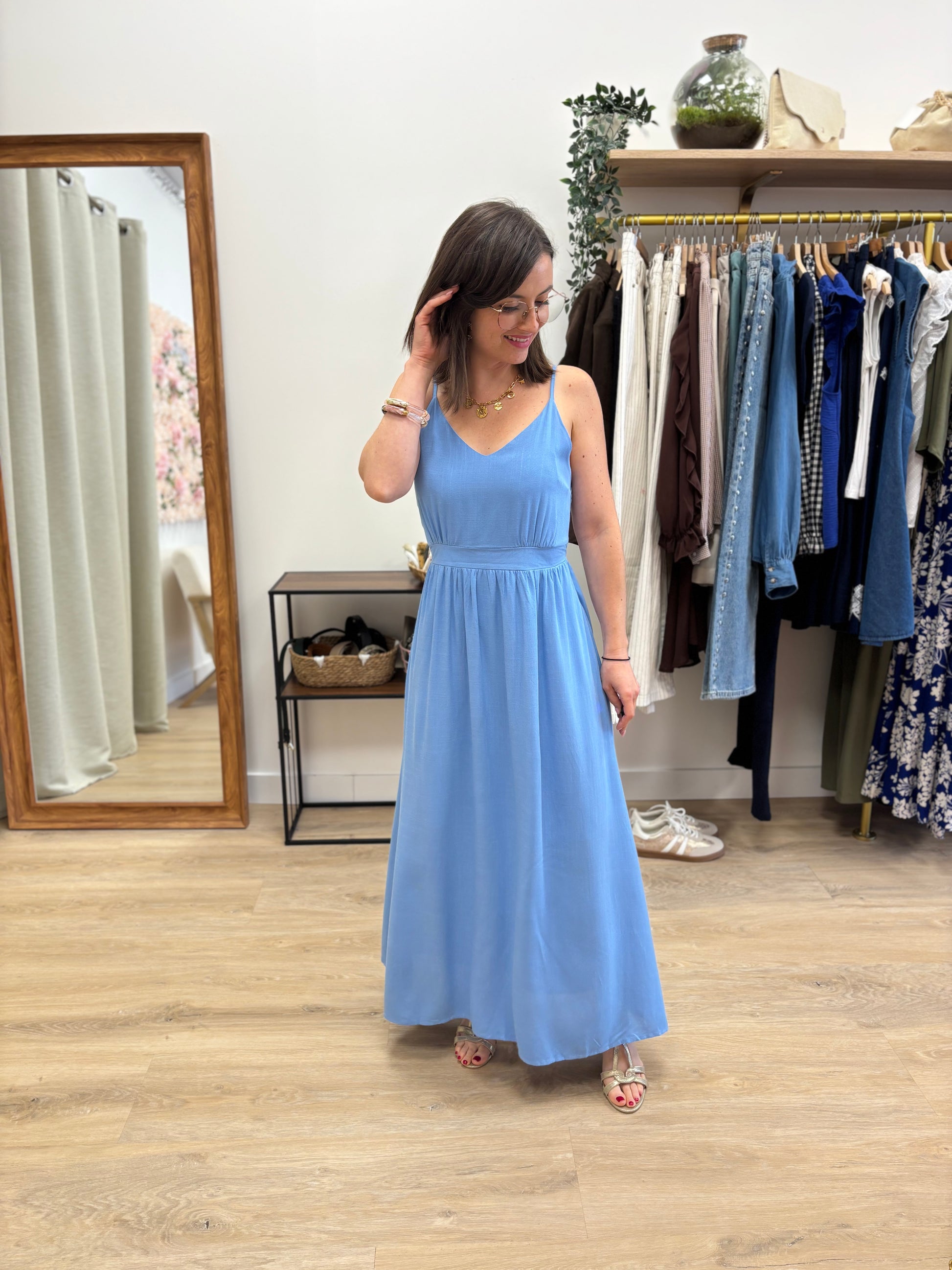 Robe Valérie bleue