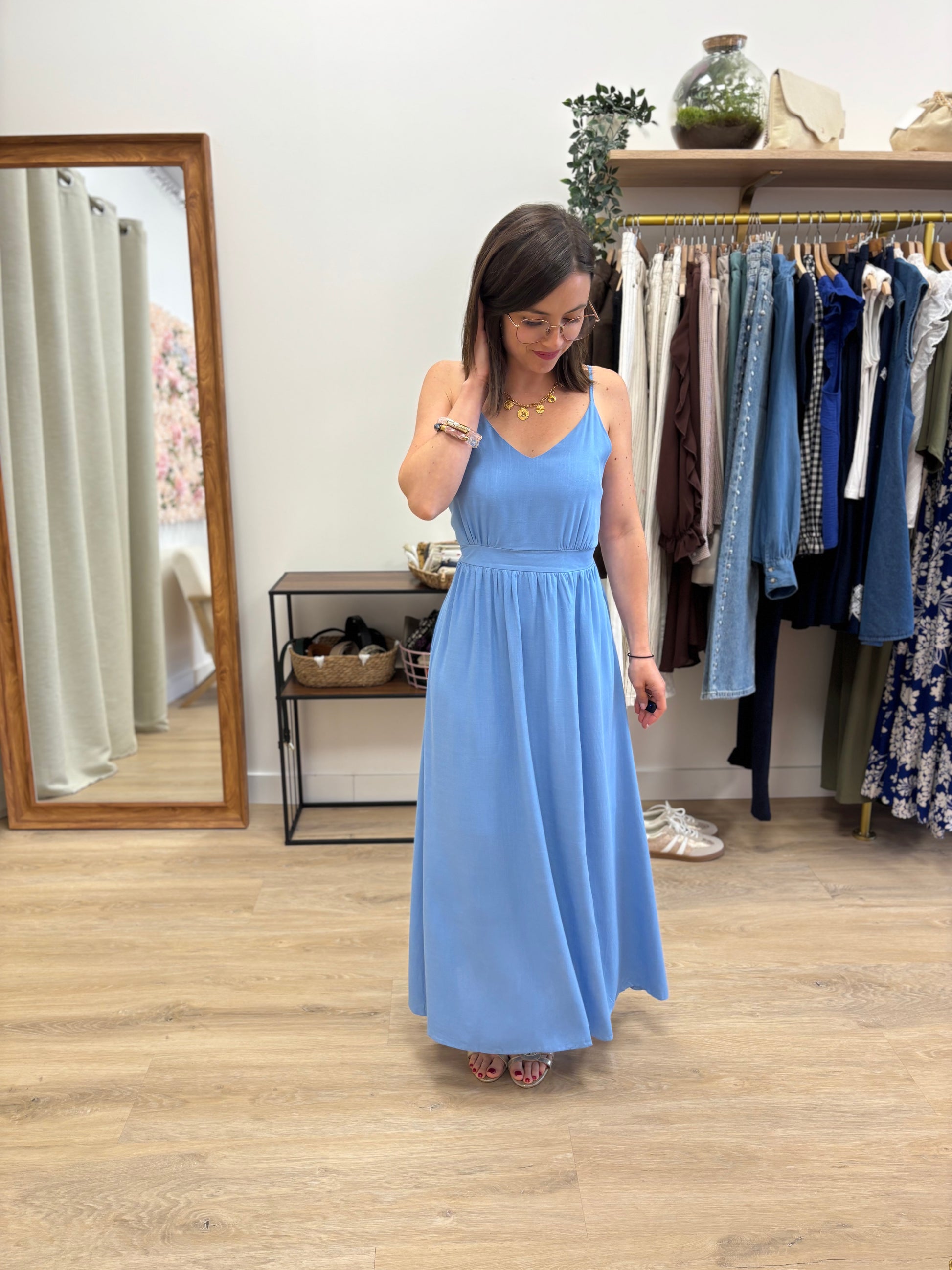 Robe Valérie bleue