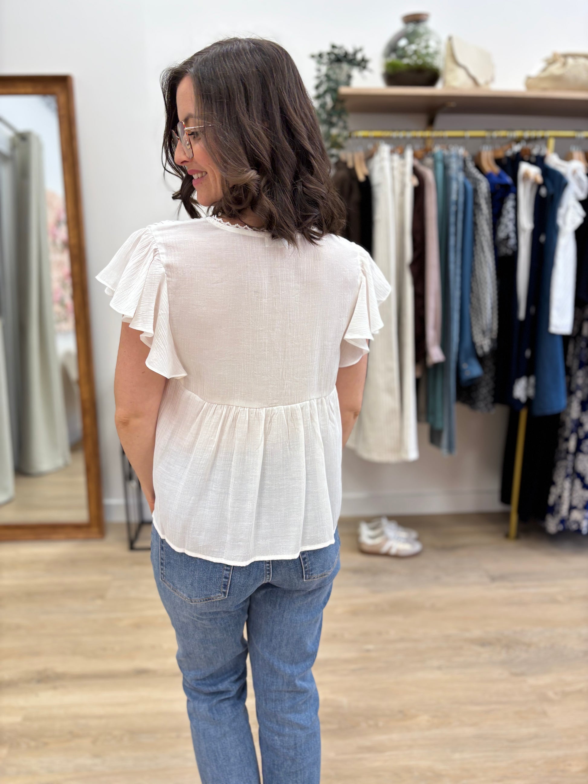 Blouse Laurie blanche