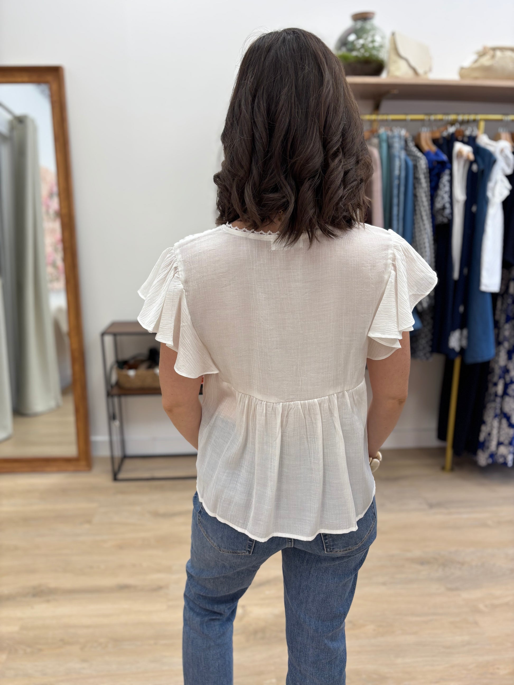 Blouse Laurie blanche