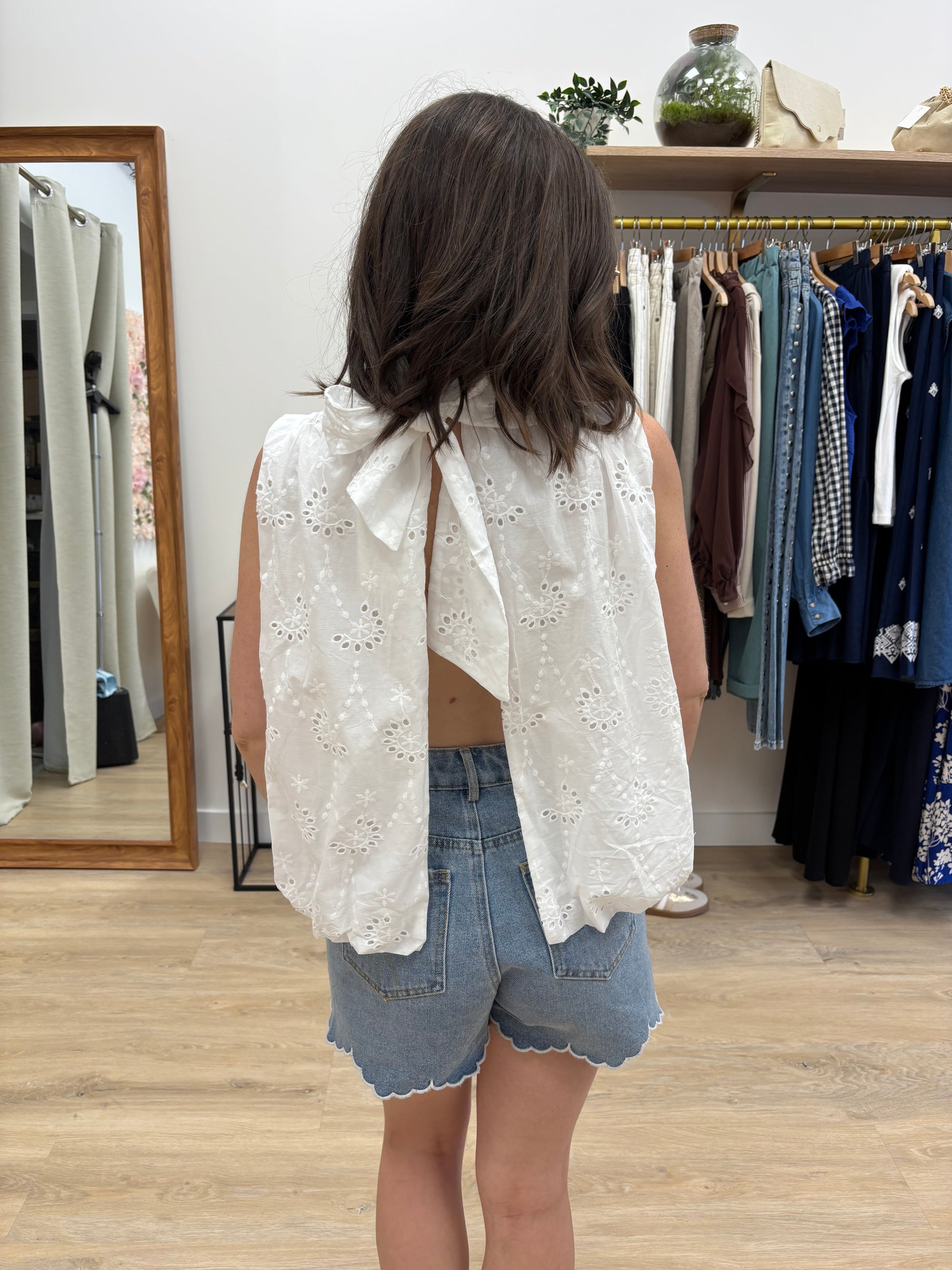 Blouse Sibylle blanche