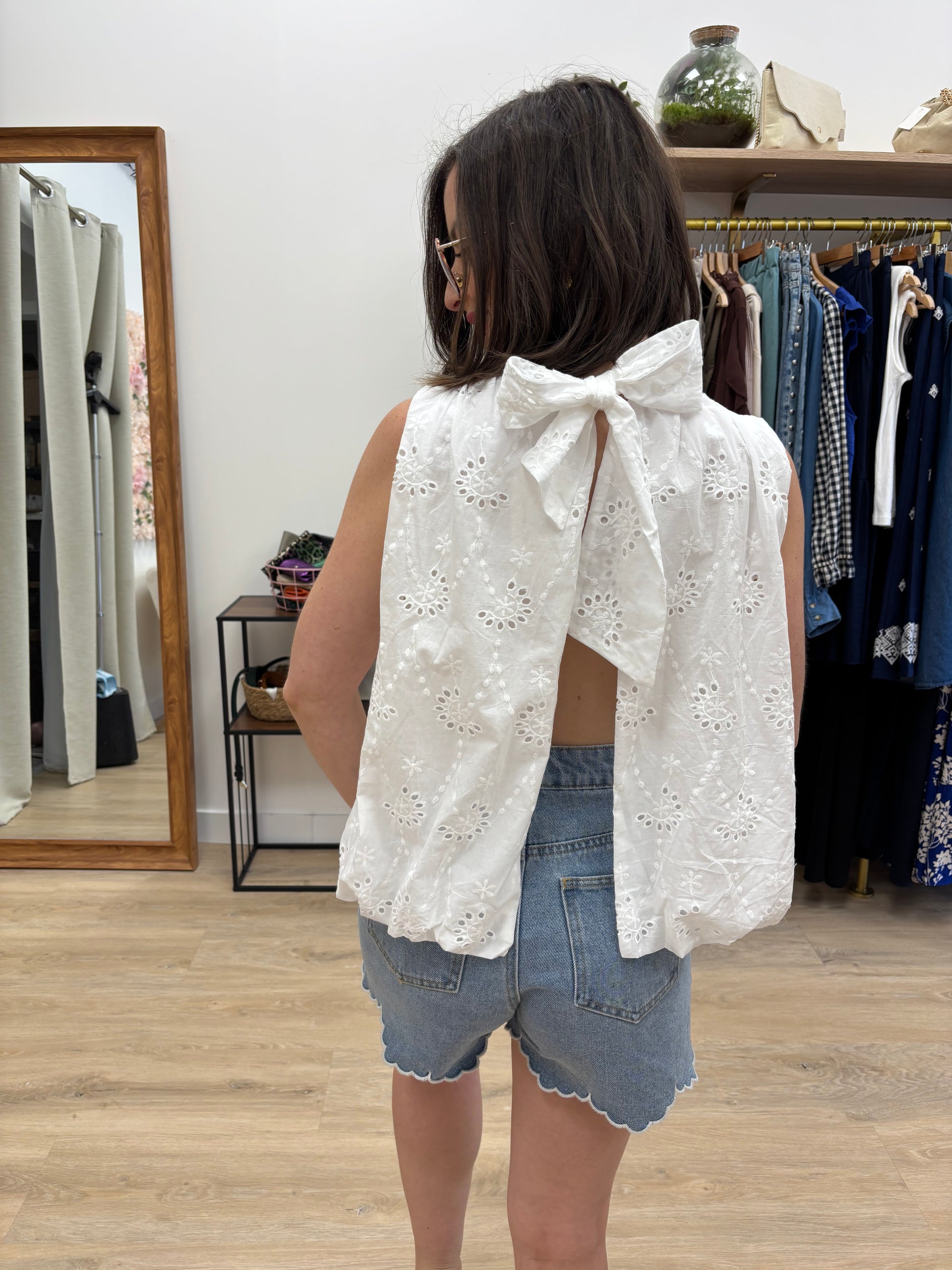 Blouse Sibylle blanche
