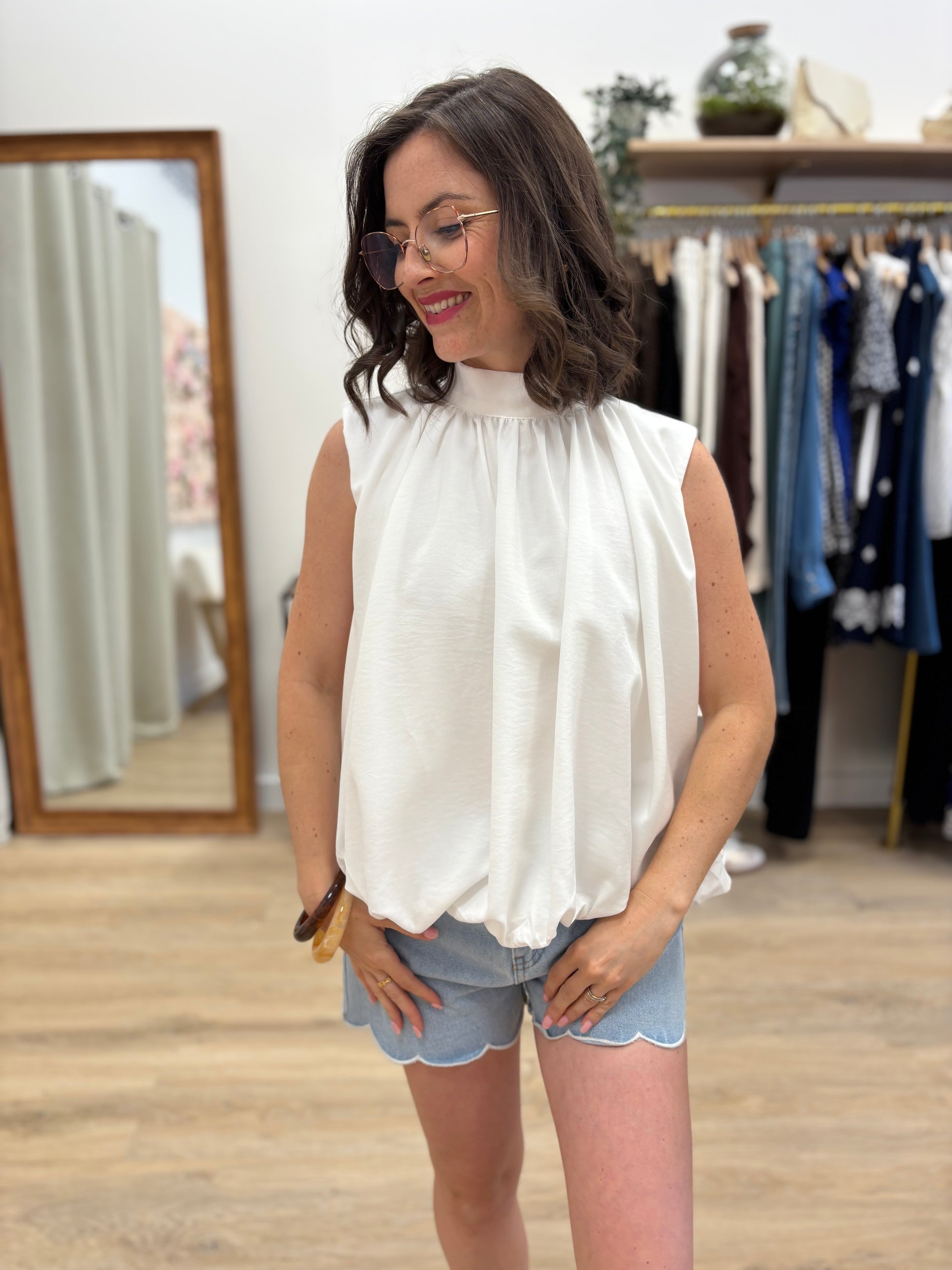 Blouse Maddie blanc