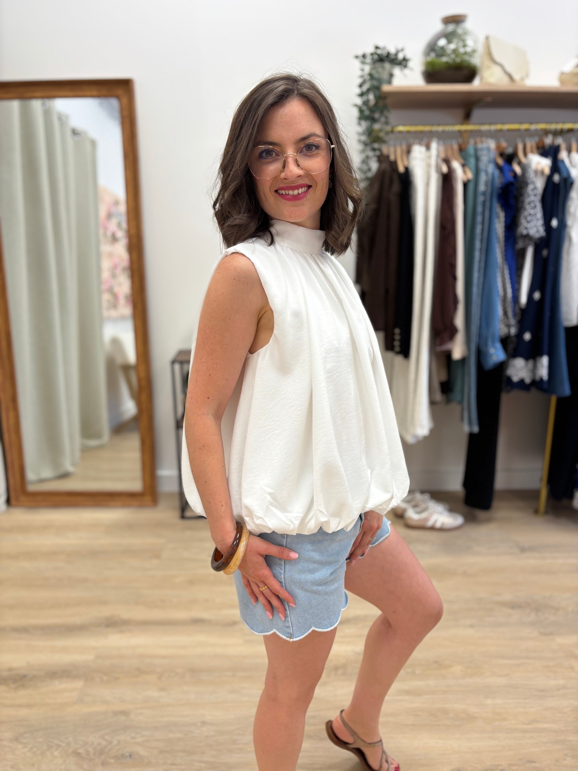 Blouse Maddie blanc