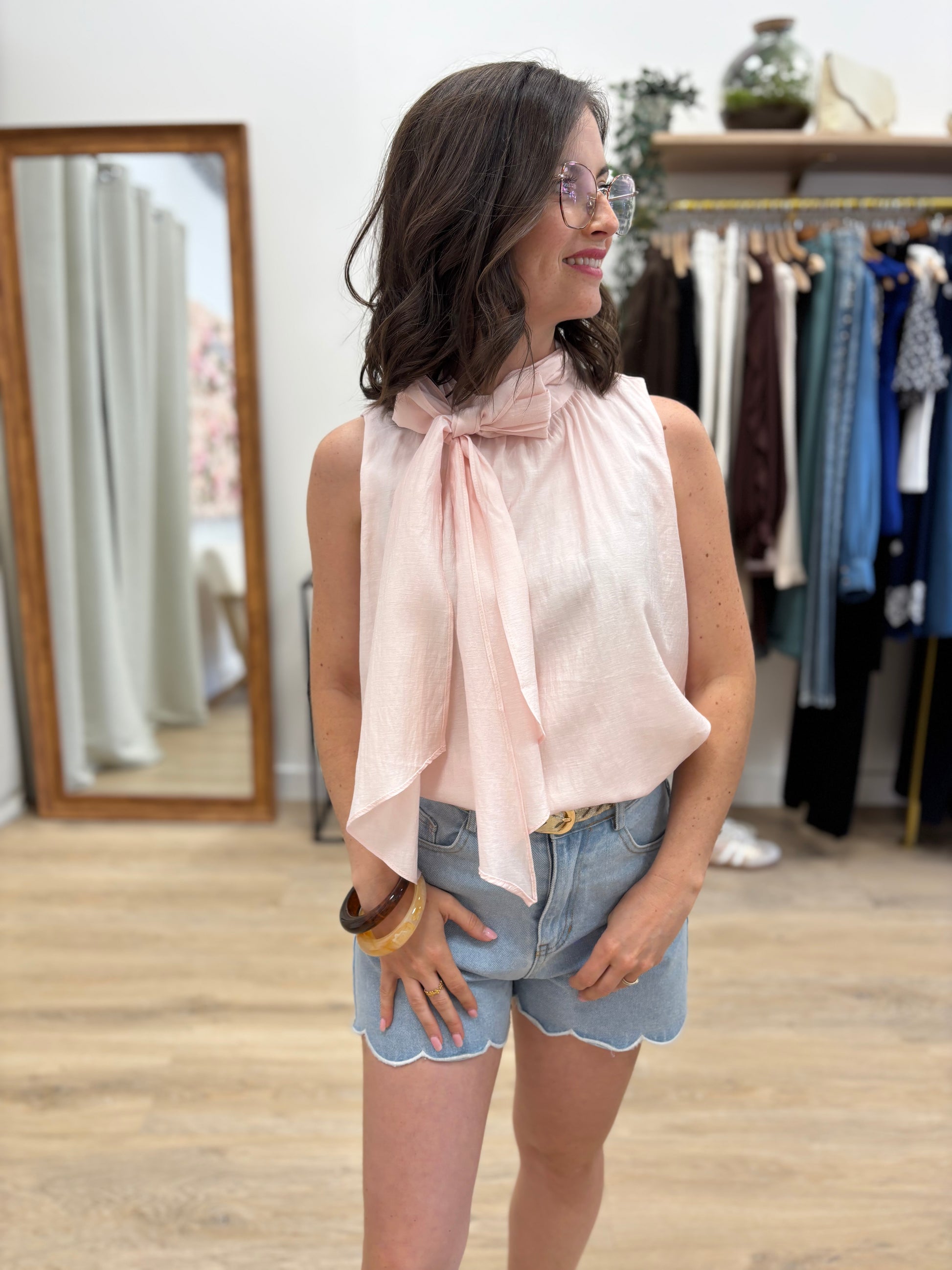 Top Tiphaine rose