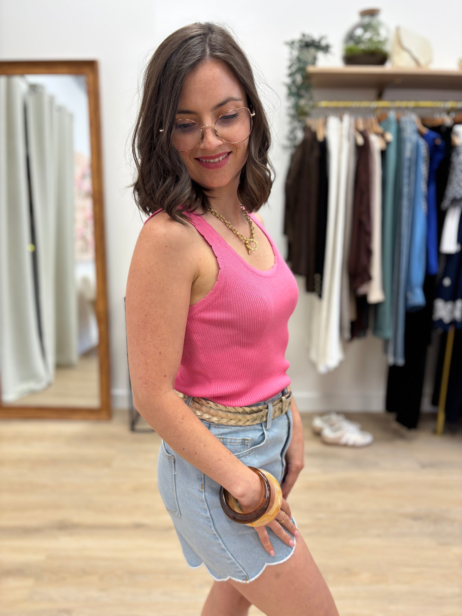 Top Cathy fuchsia