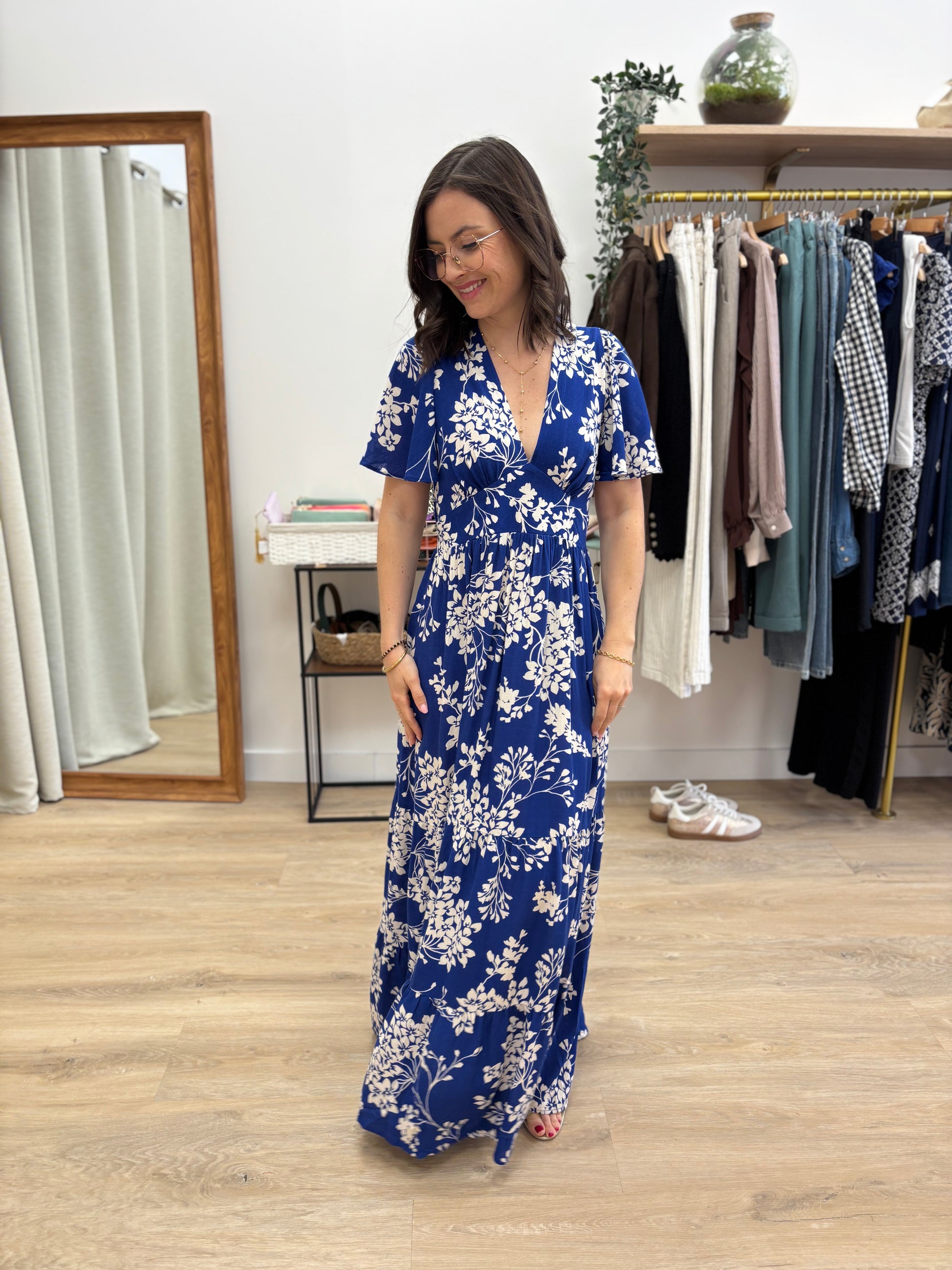 Robe Sidonie bleue