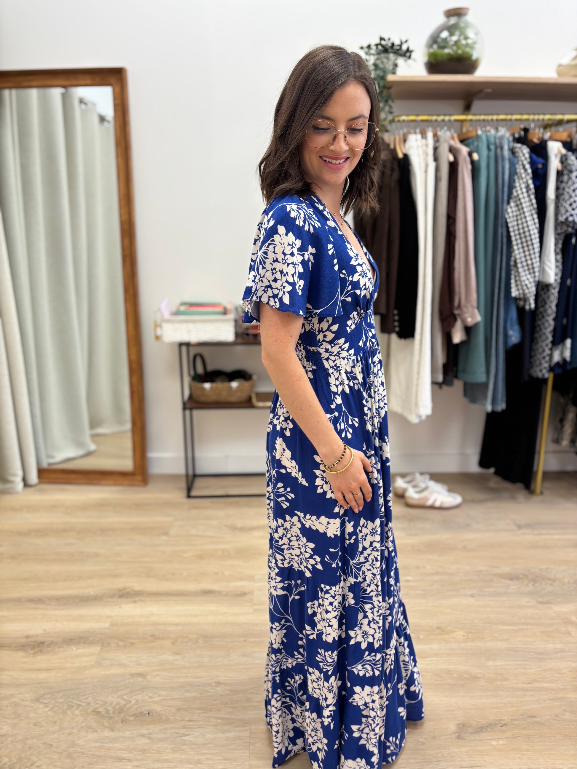 Robe Sidonie bleue