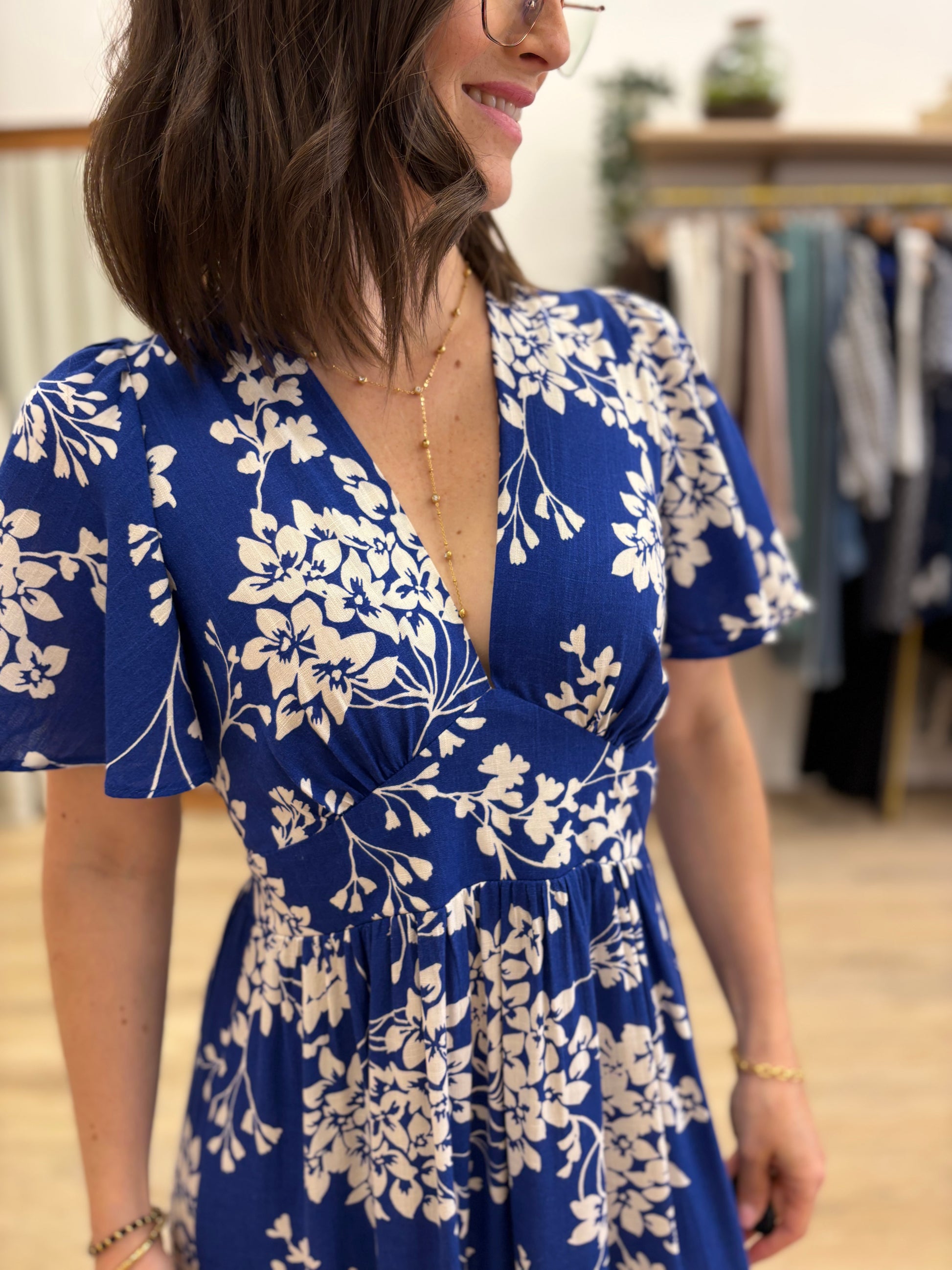 Robe Sidonie bleue