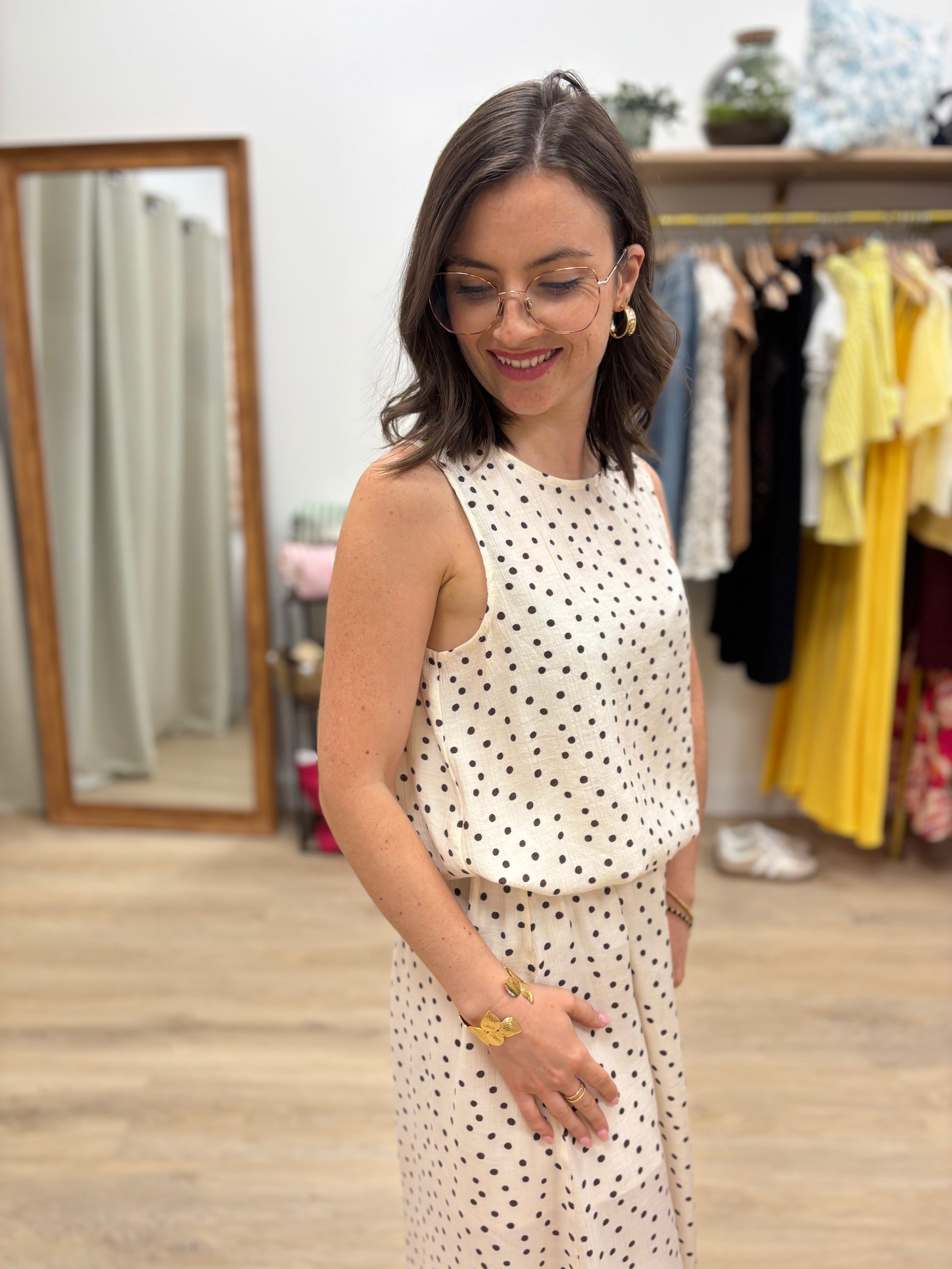 Top Polina beige