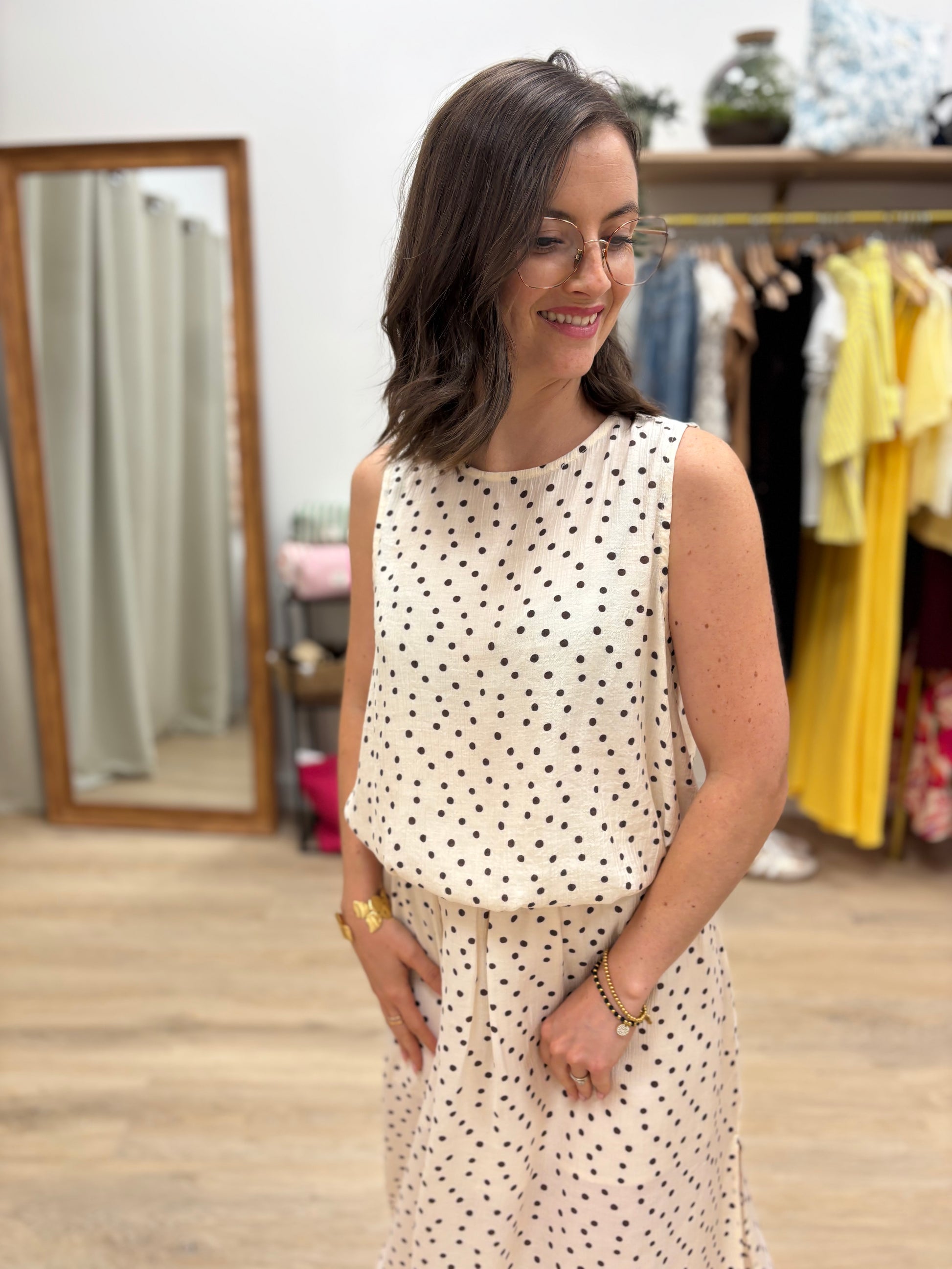 Top Polina beige