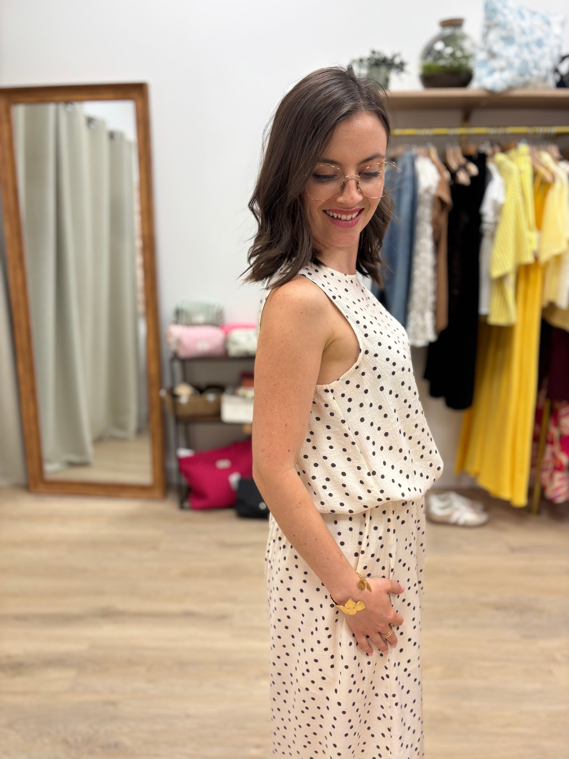 Top Polina beige