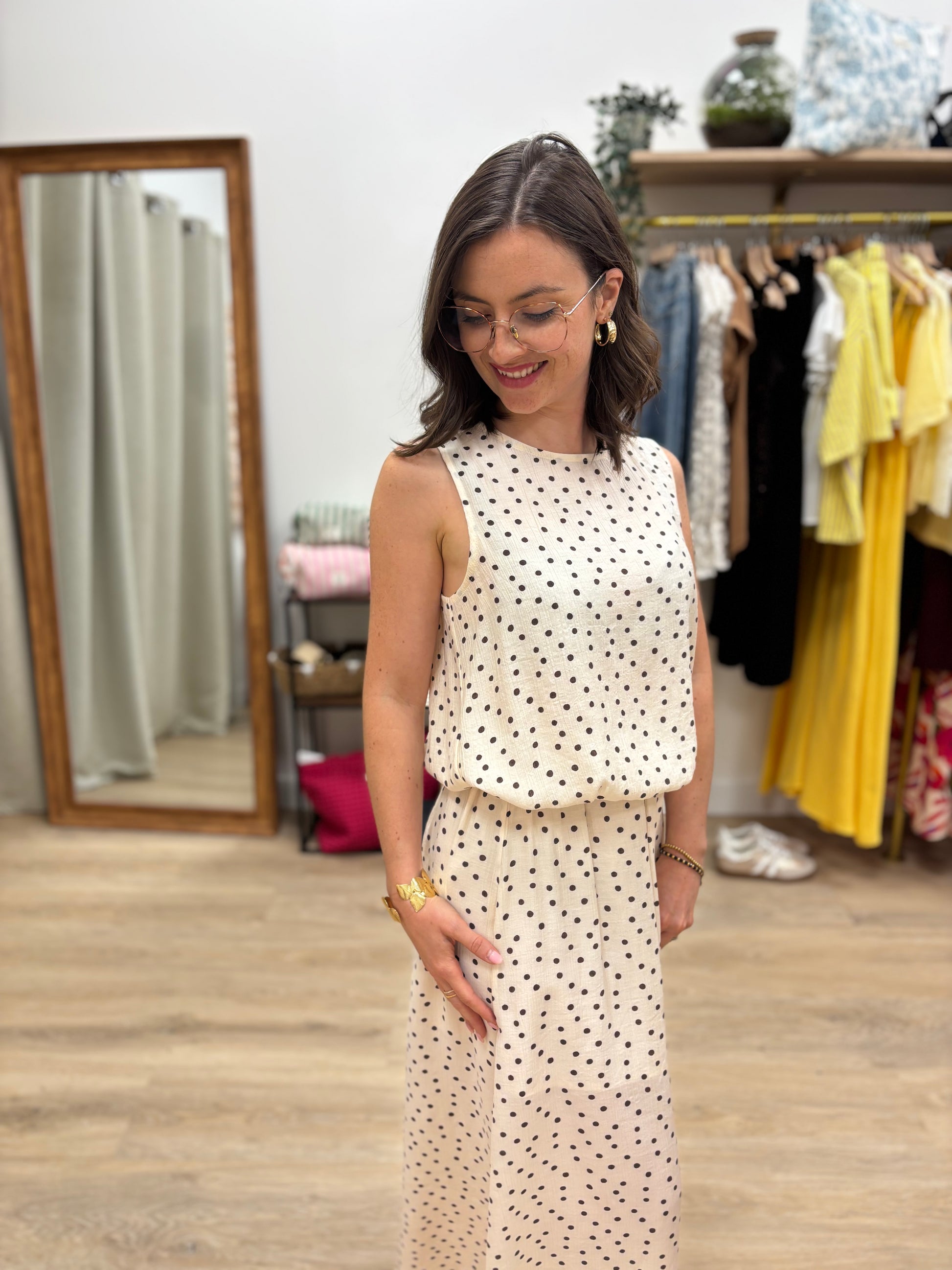 Top Polina beige