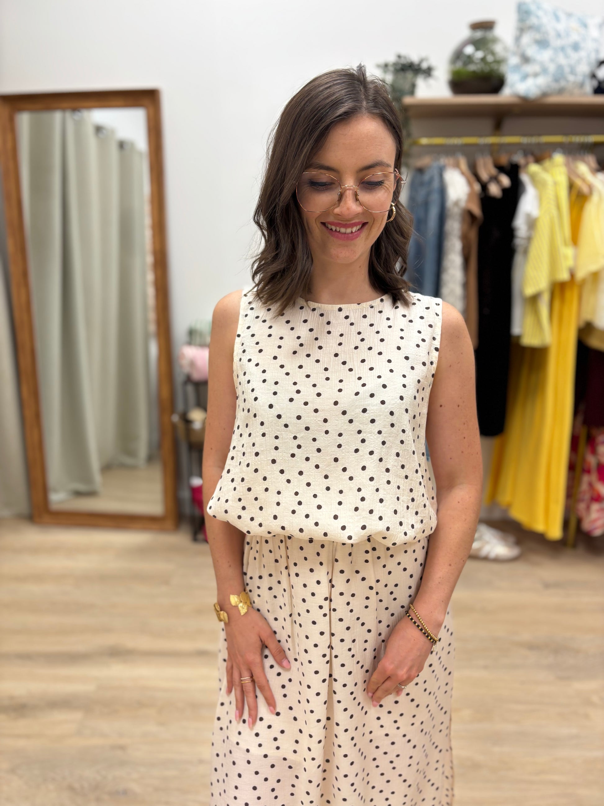 Top Polina beige