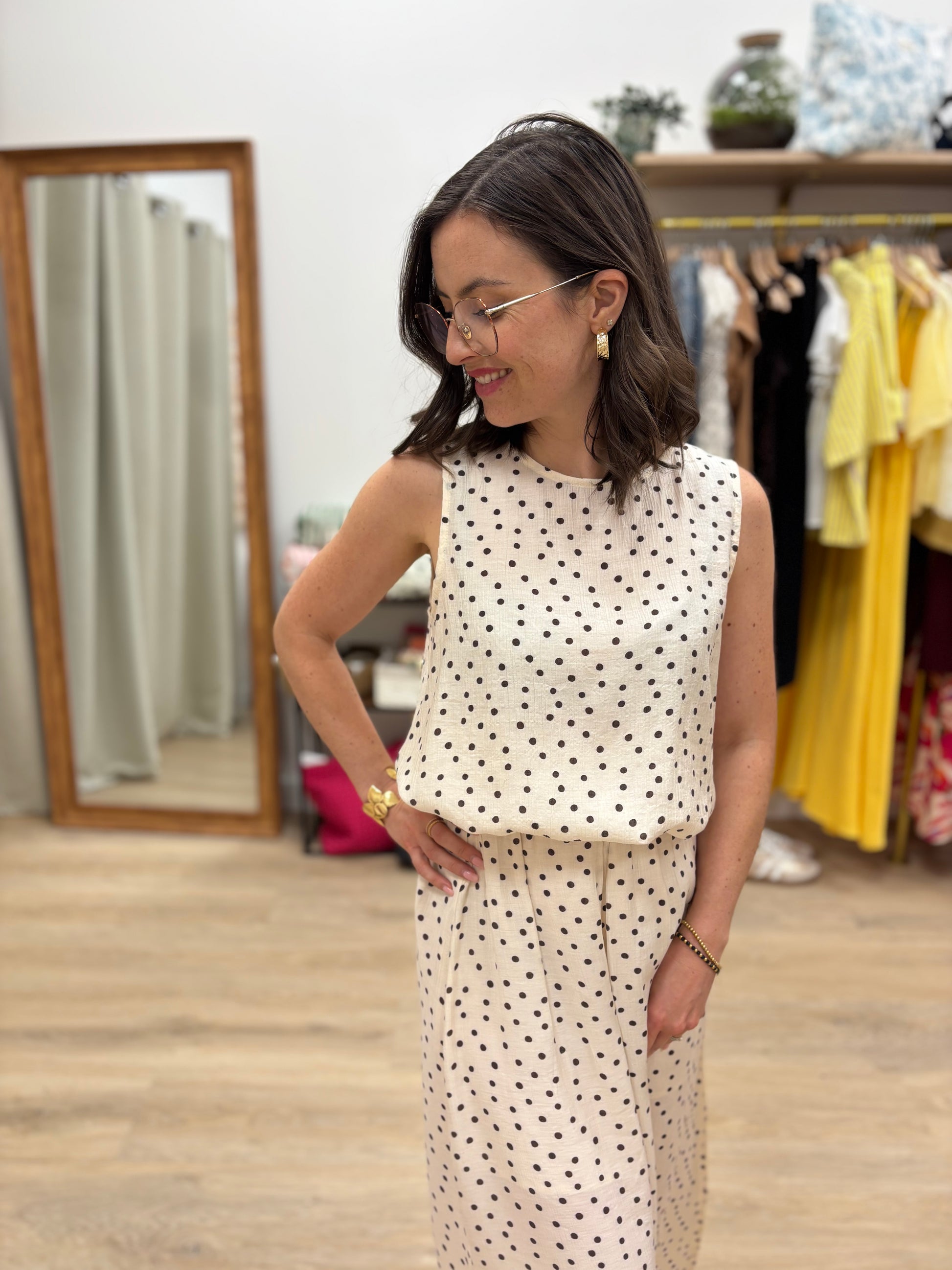Top Polina beige