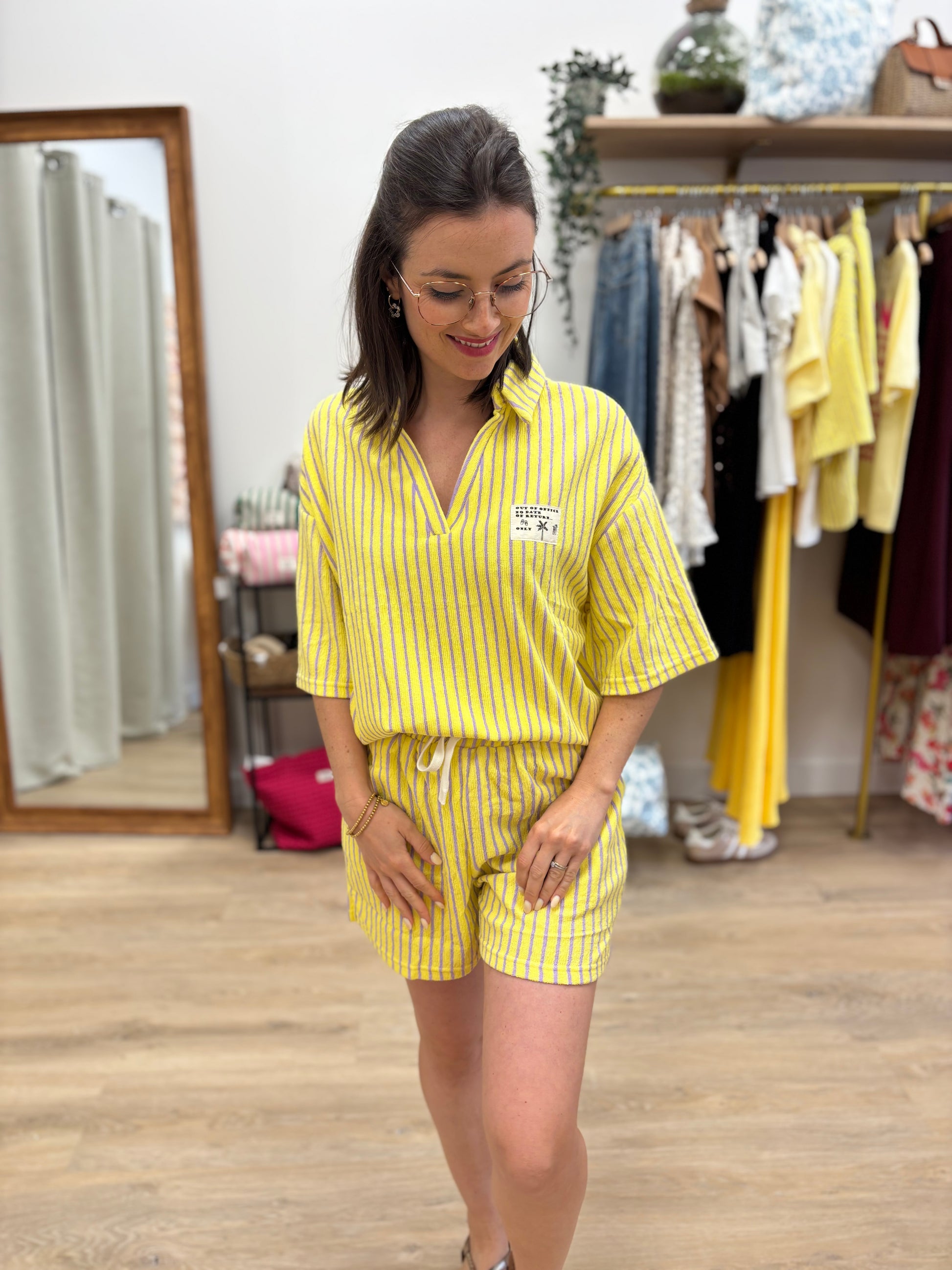 Short Tom jaune