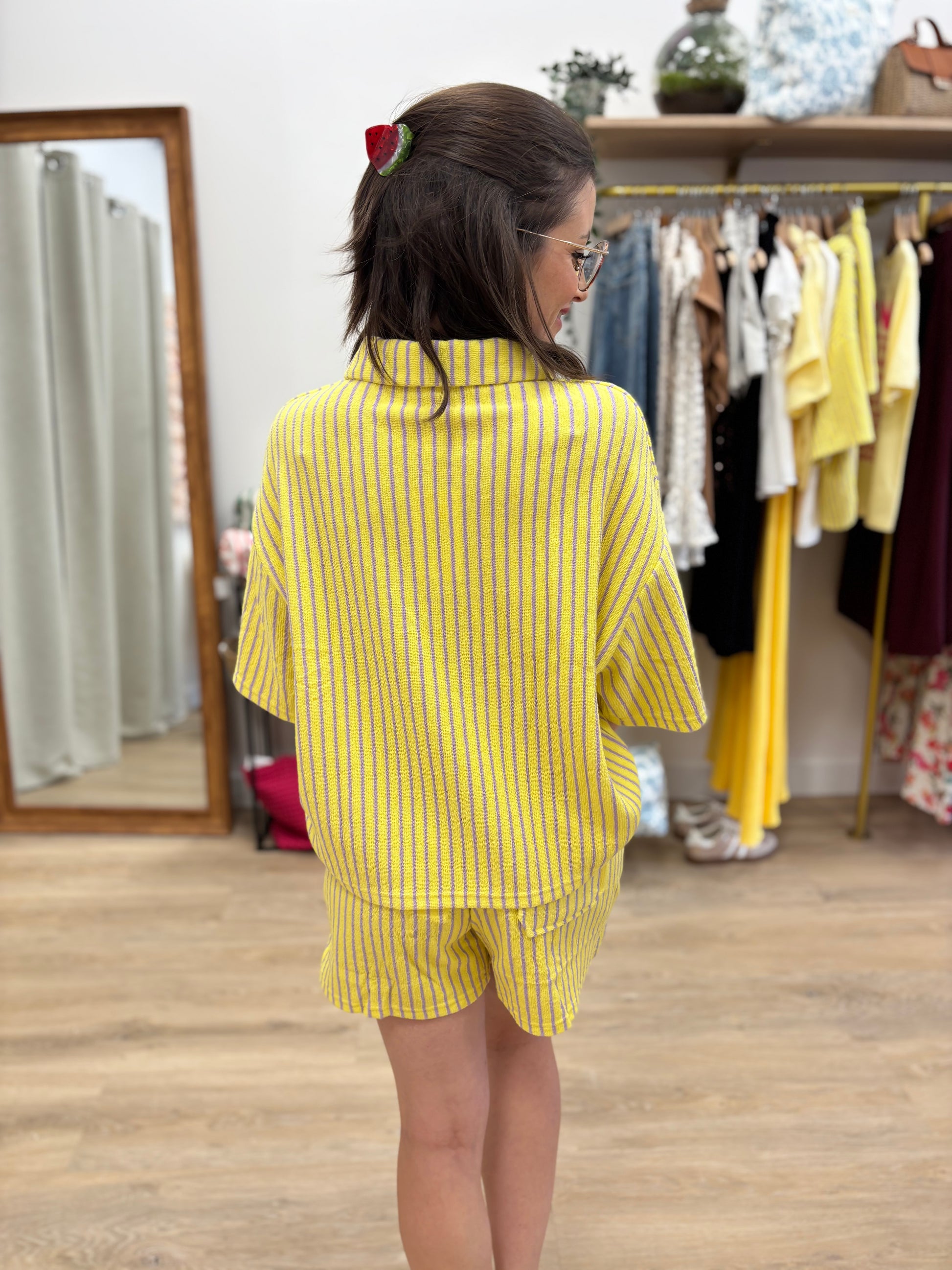 Short Tom jaune