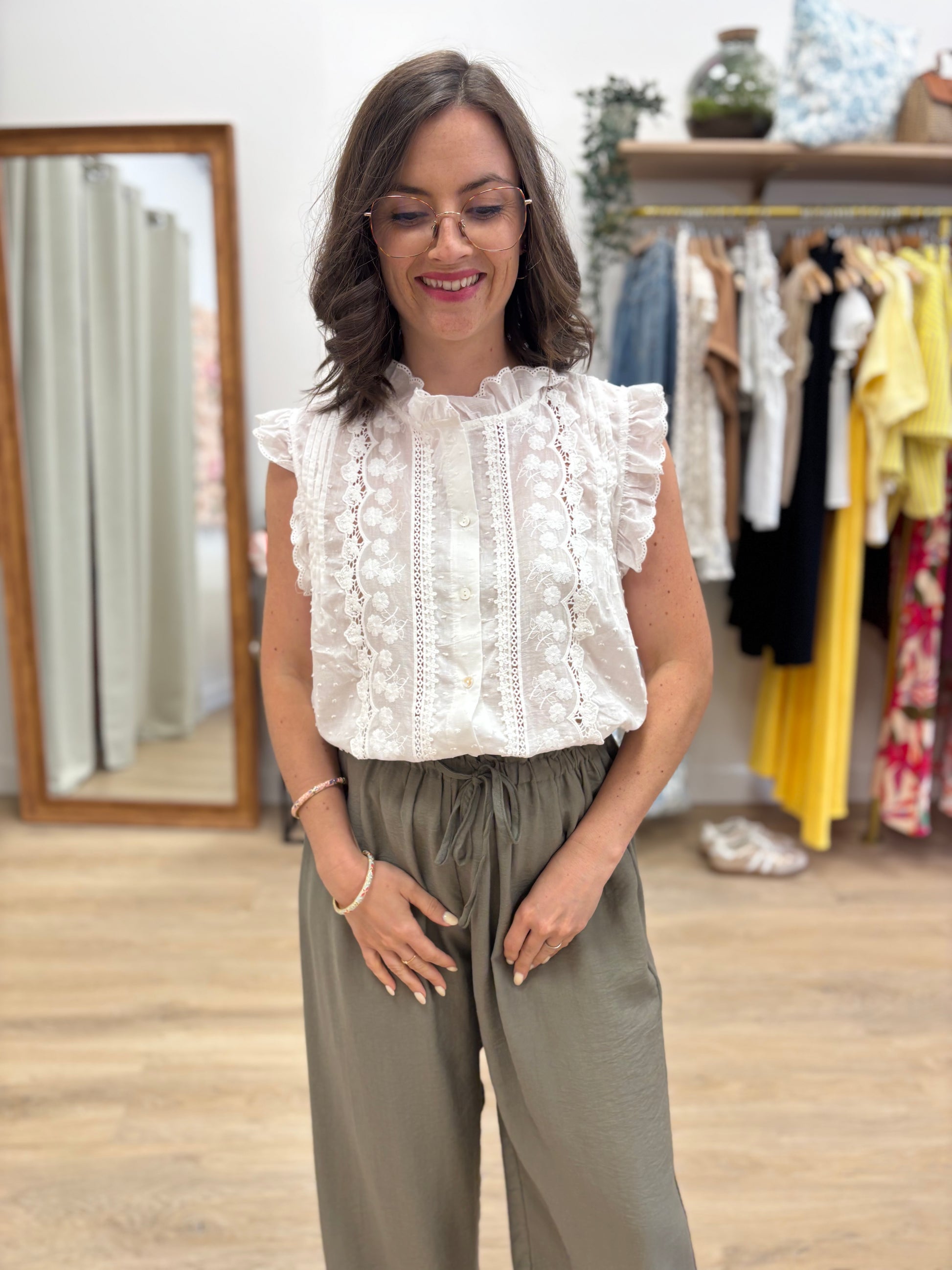 Blouse Anaïs blanche