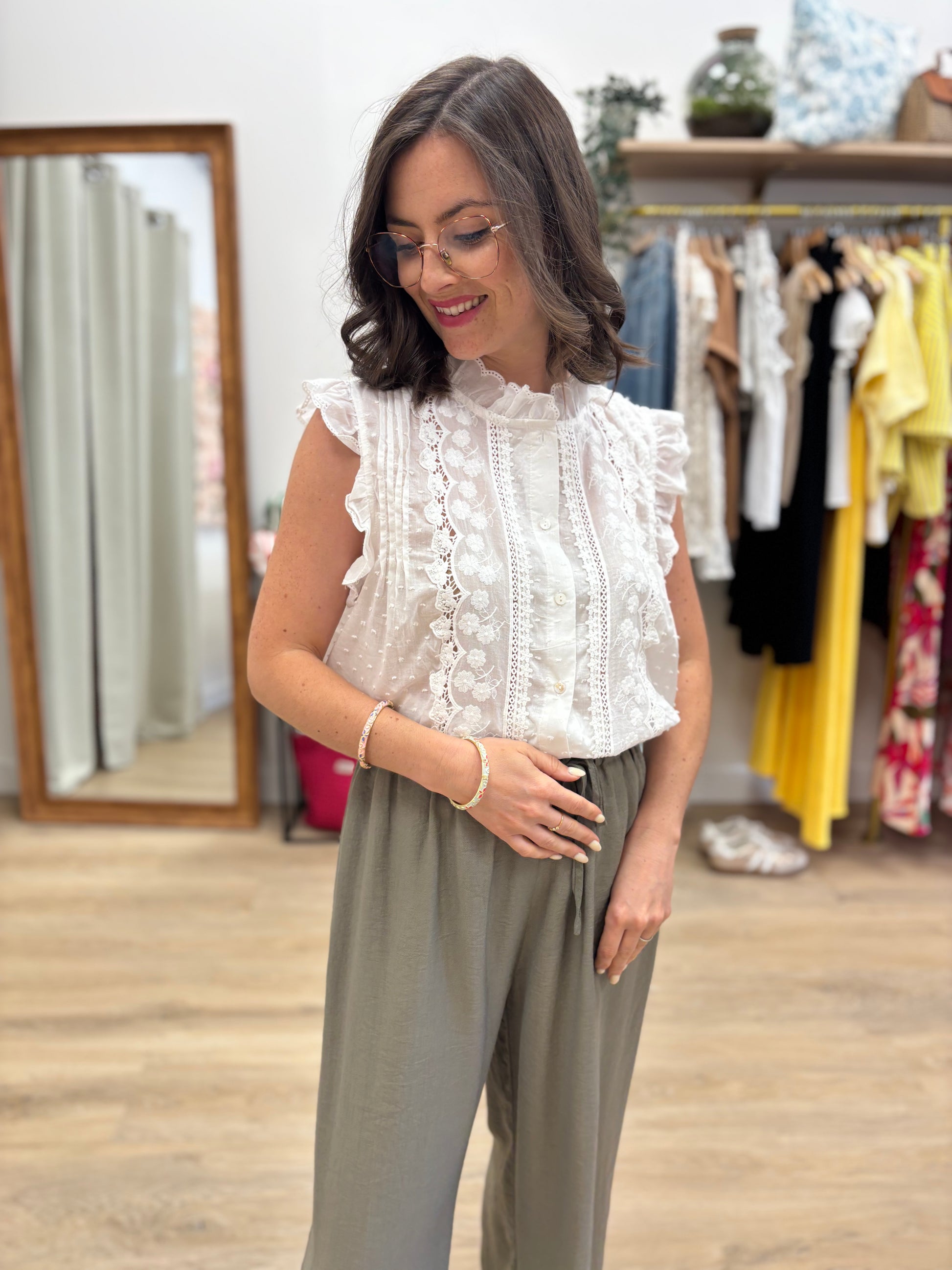Blouse Anaïs blanche