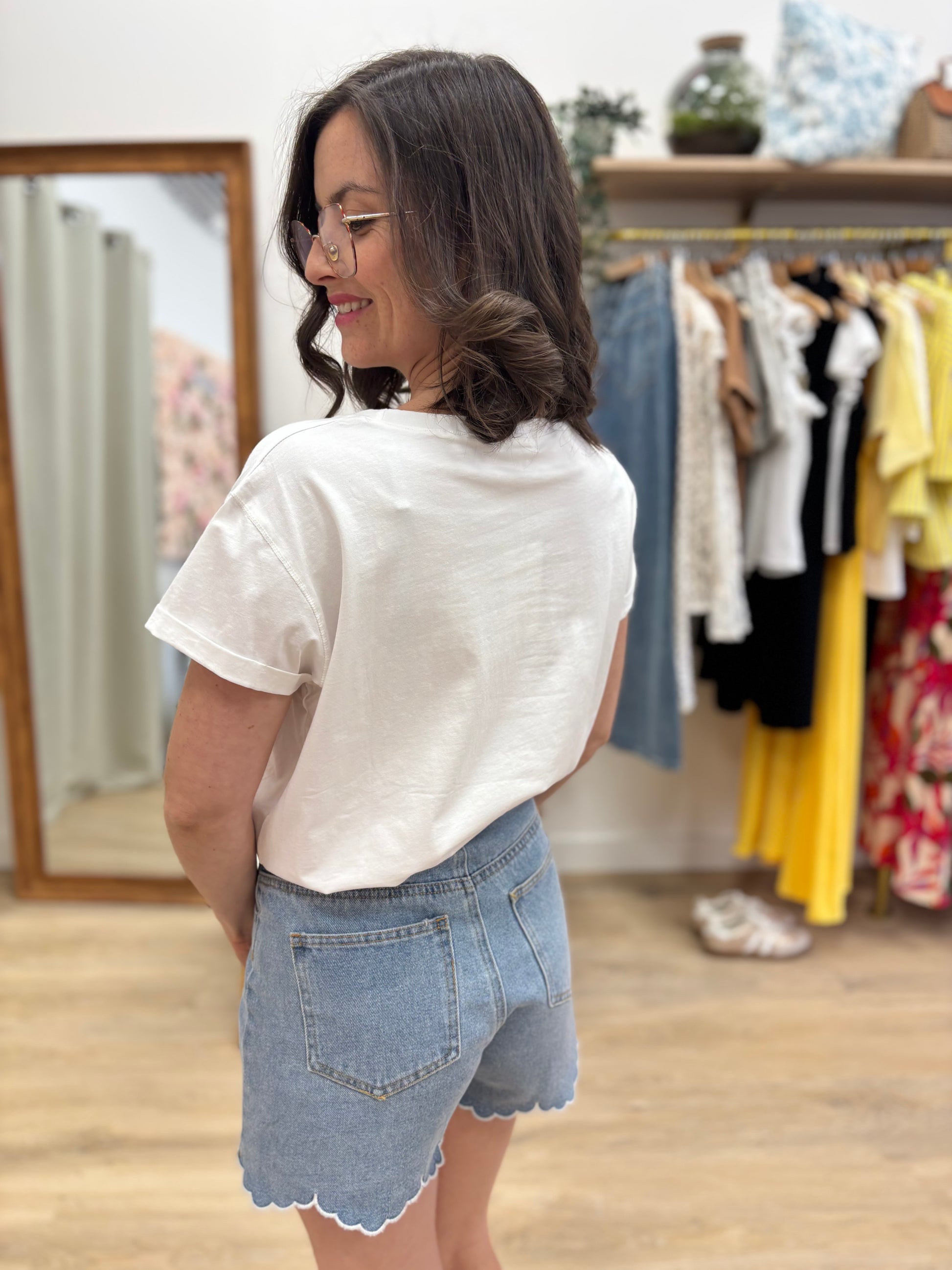 T-shirt Coline doré