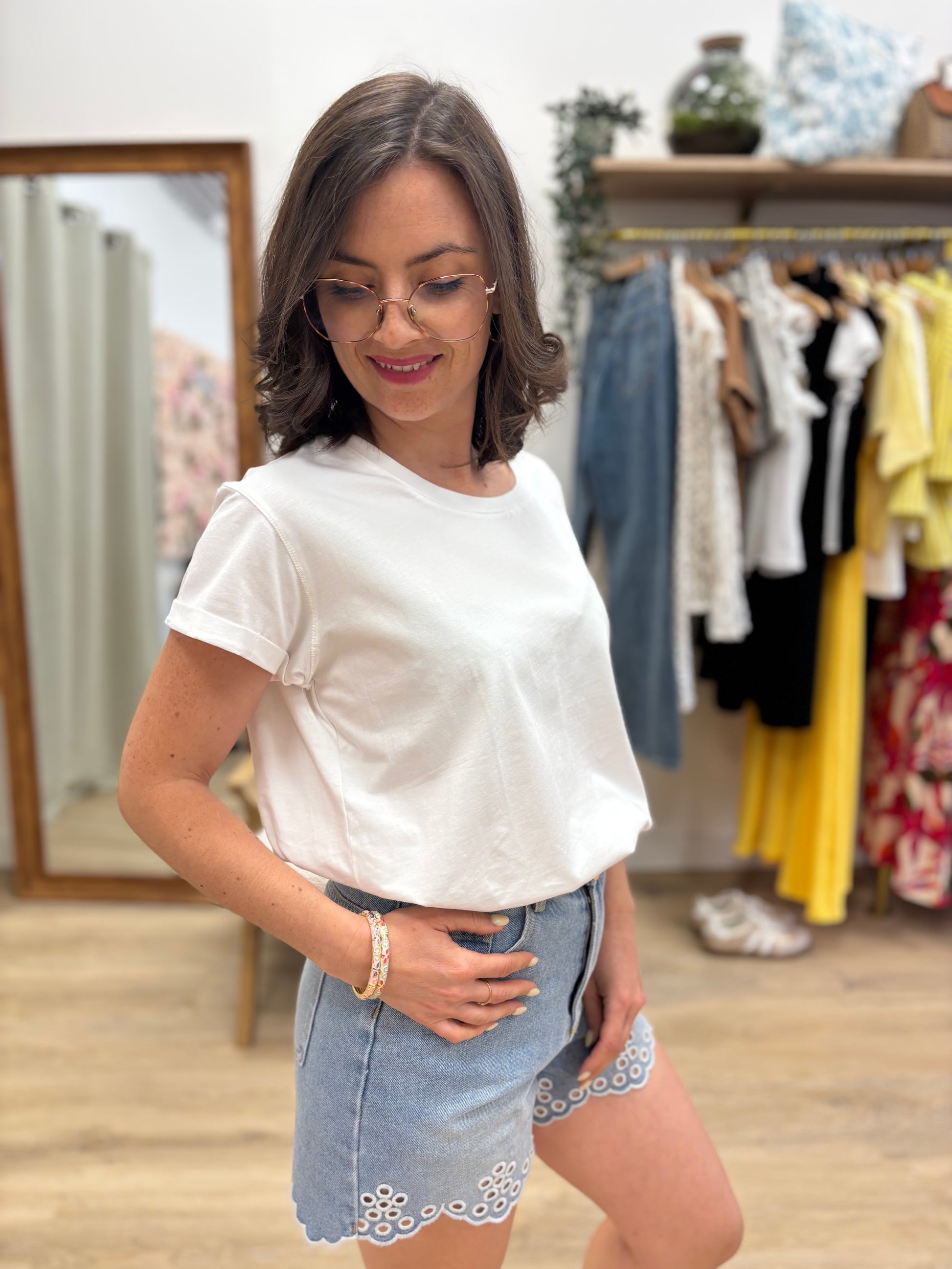 T-shirt Coline doré