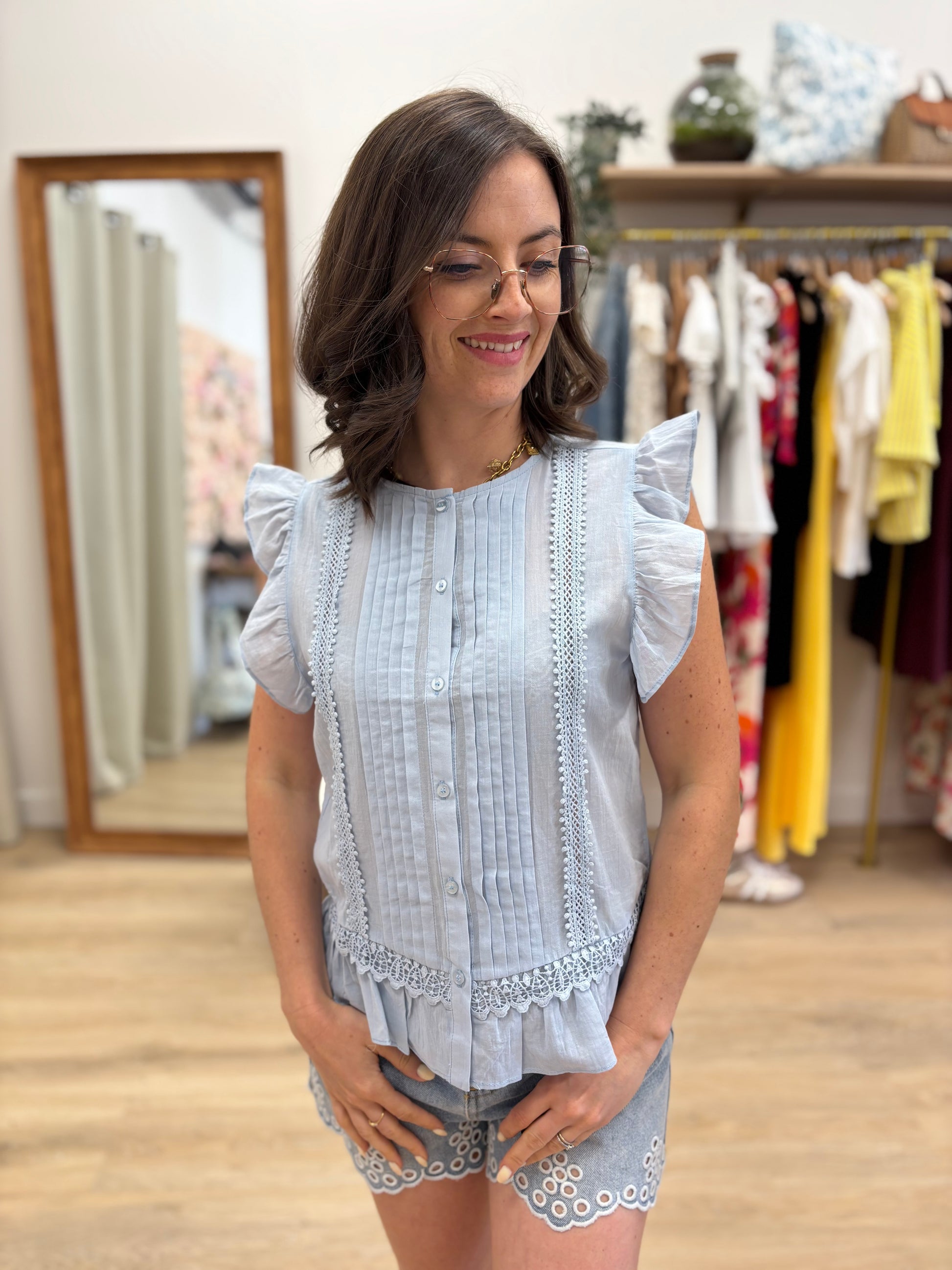 Blouse Chiara bleu